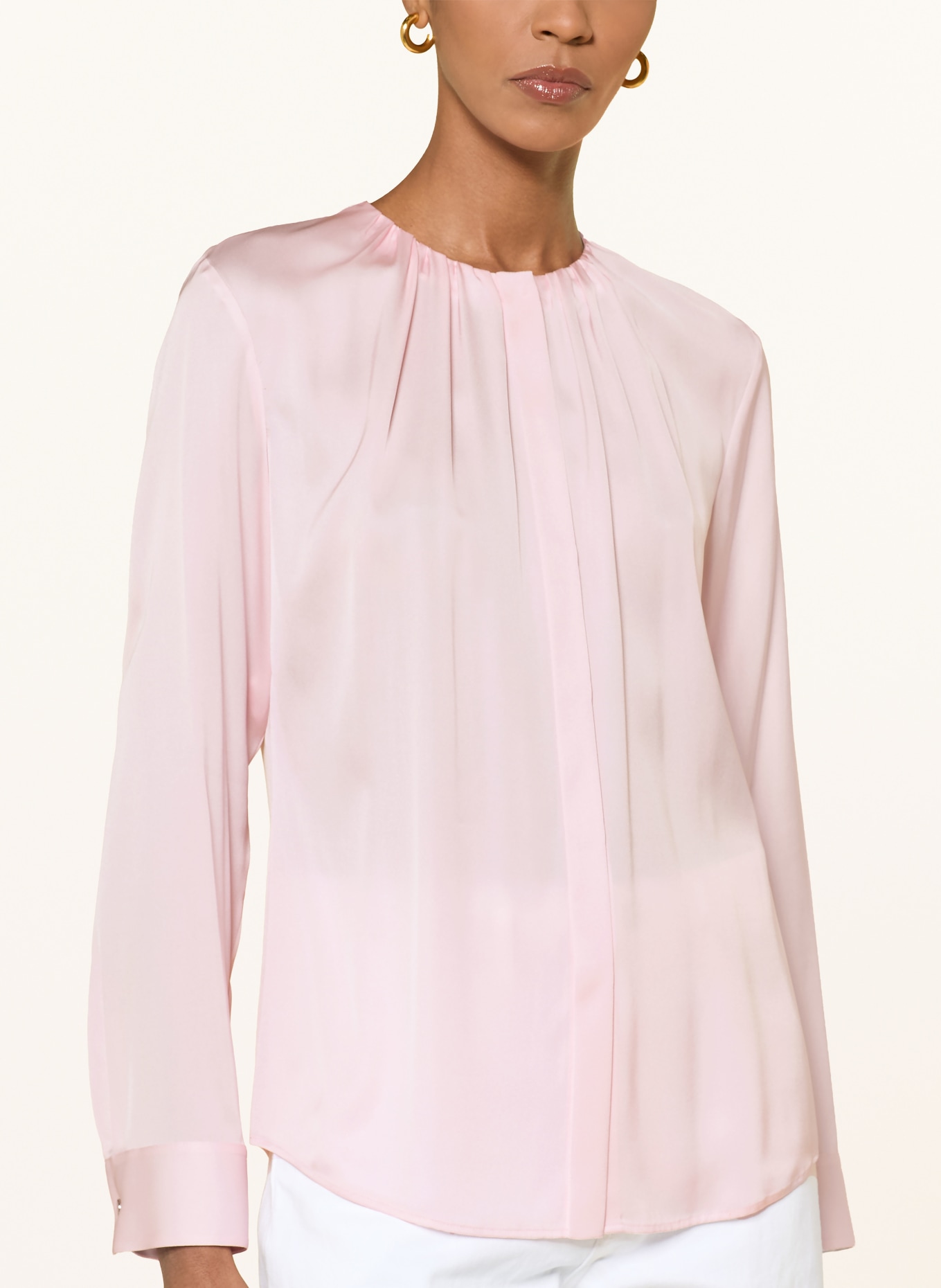 BOSS Seidenbluse BANORAH: HELLROSA