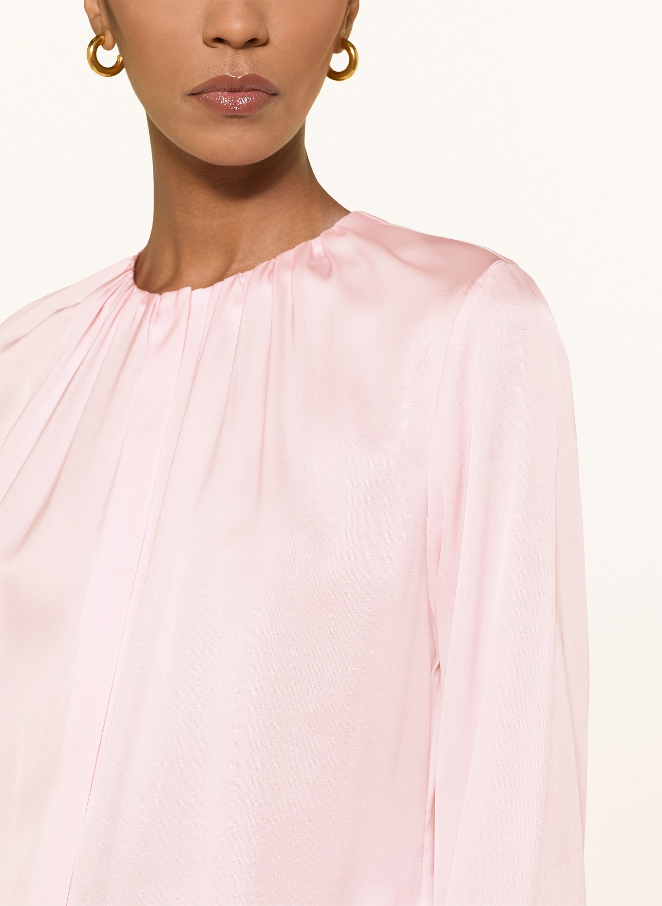 BOSS Seidenbluse BANORAH: HELLROSA