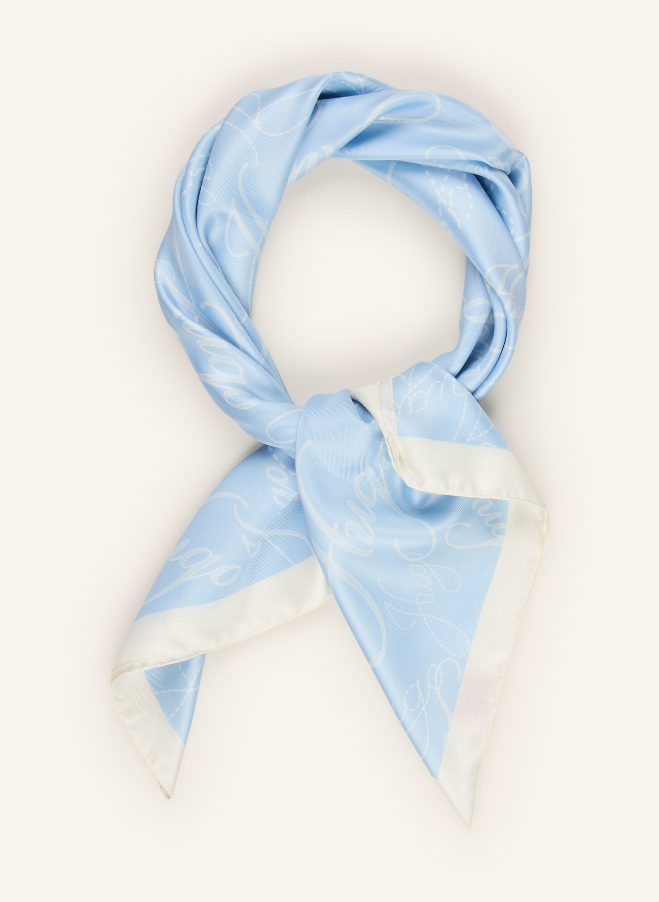 HUGO Šátek AURAIZE: TMAVĚ MODRÁ / REŽNÁ