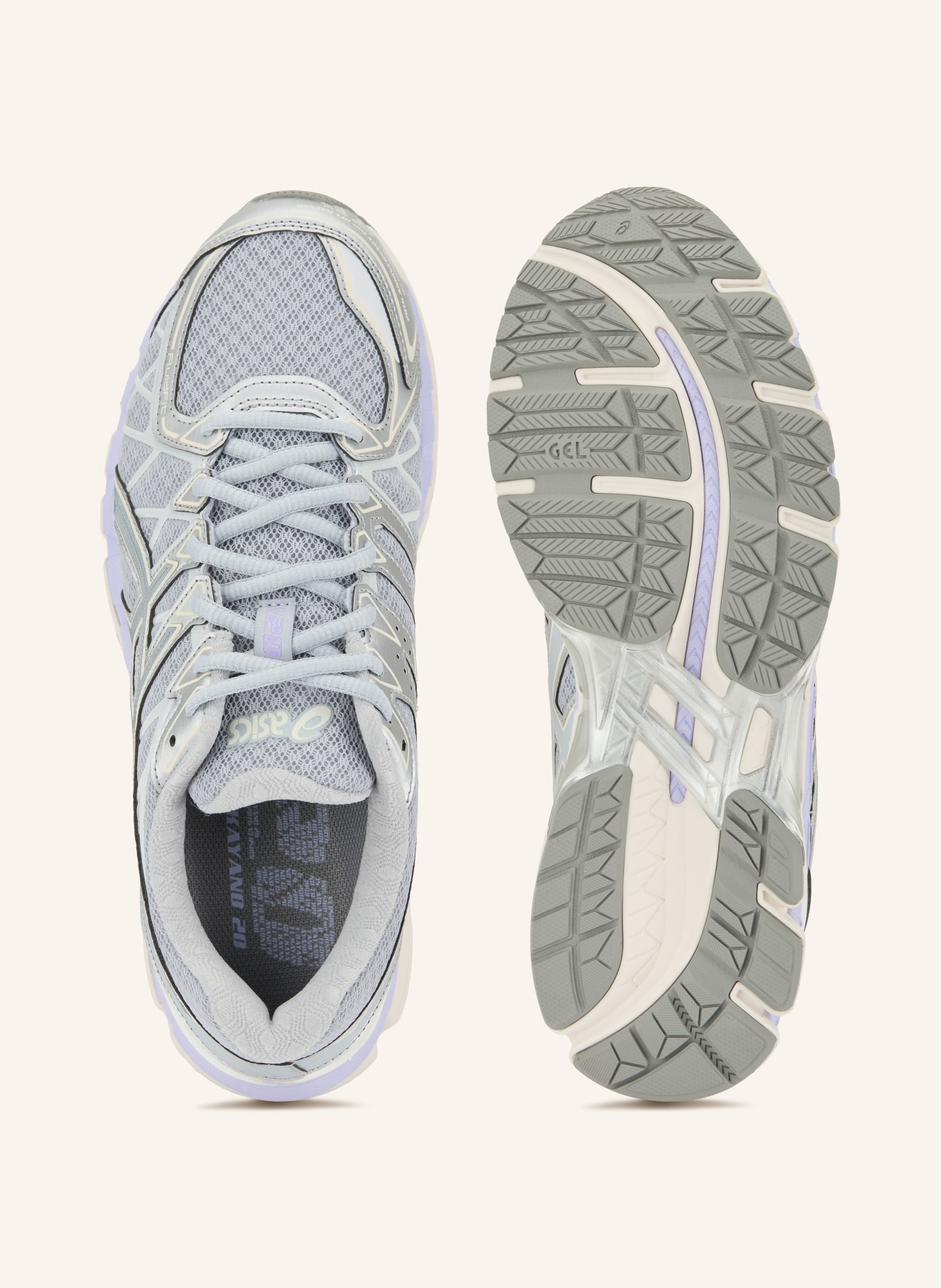 ASICS Sneakers GEL-KAYANO 20: BLUE GRAY / SILVER / LIGHT PURPLE