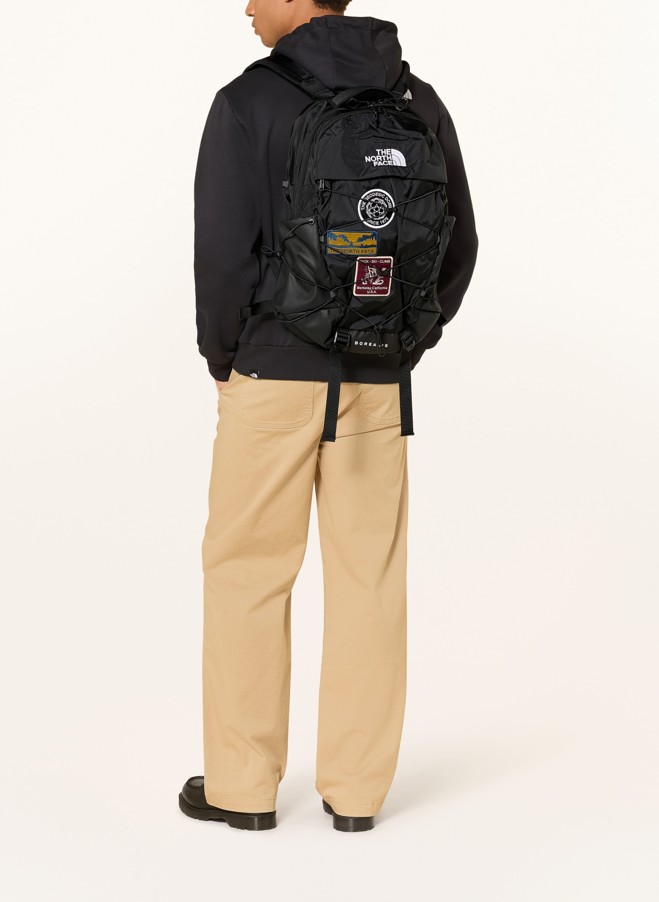 THE NORTH FACE BOREALIS backpack: BLACK