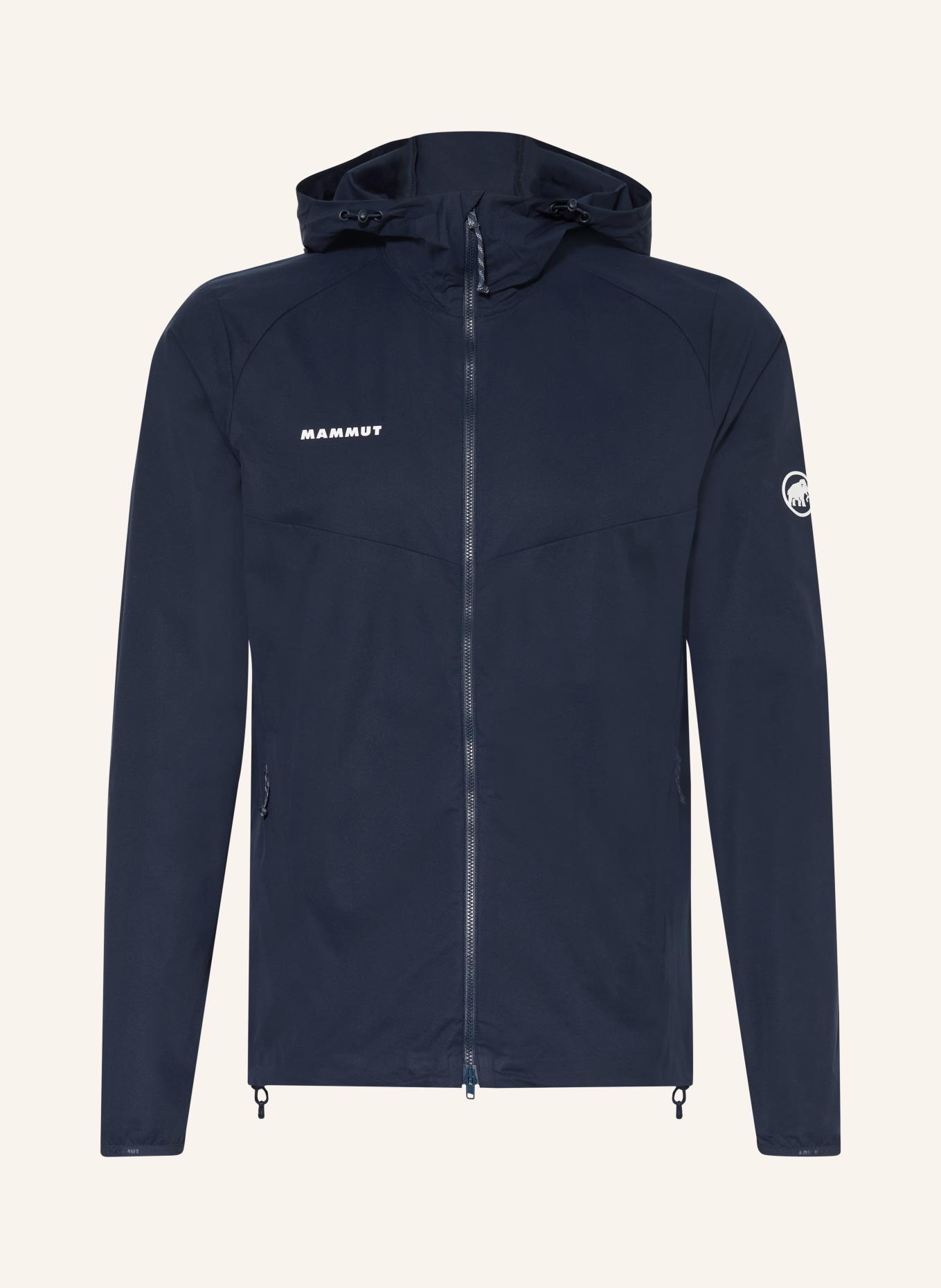 MAMMUT GRANITE SO HOODED softshell jacket: DARK BLUE