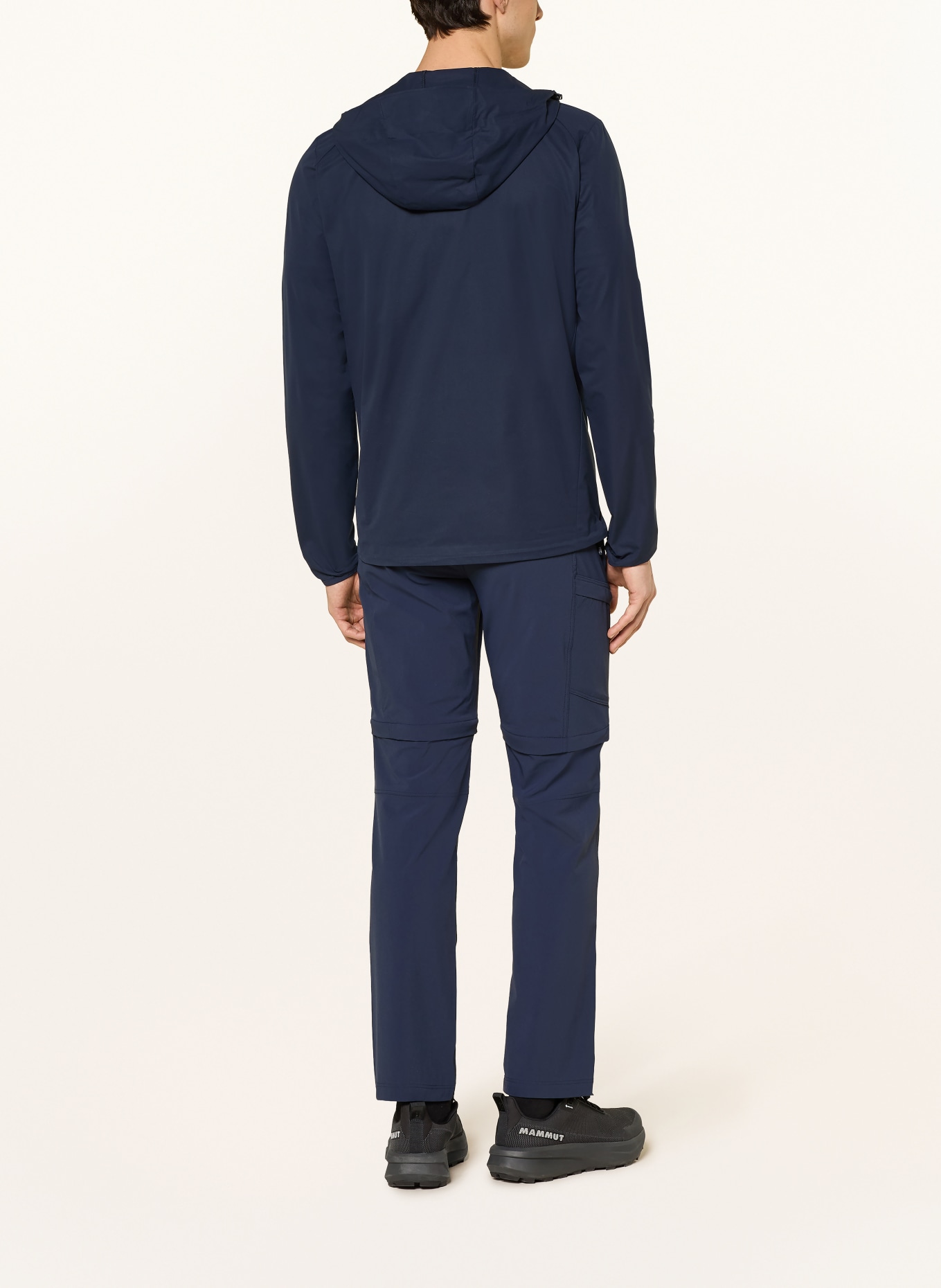 MAMMUT GRANITE SO HOODED softshell jacket: DARK BLUE