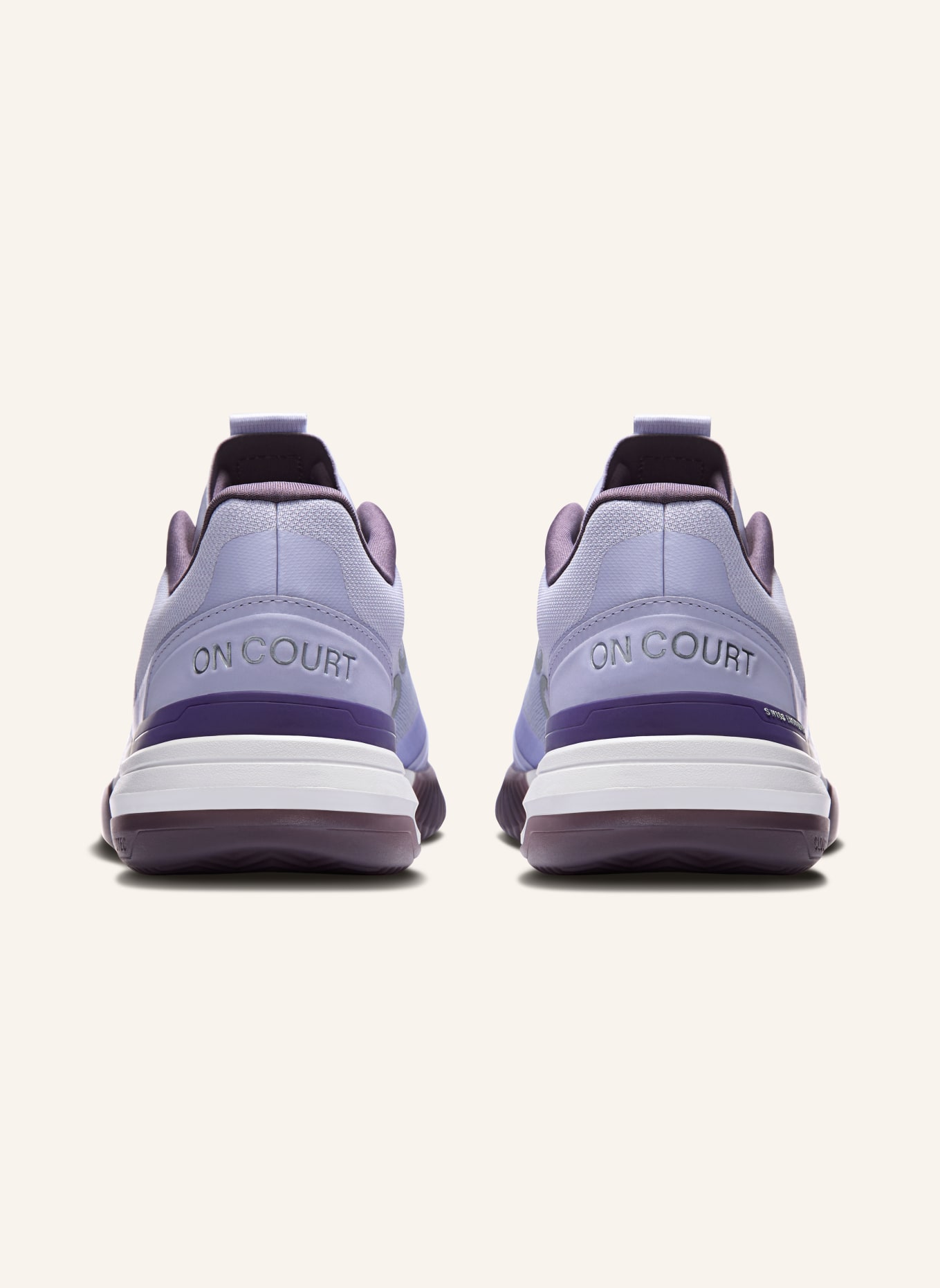 On Buty do tenisa THE ROGER ADVANTAGE PRO CLAY: JASNOFIOLETOWY / FIOLETOWY