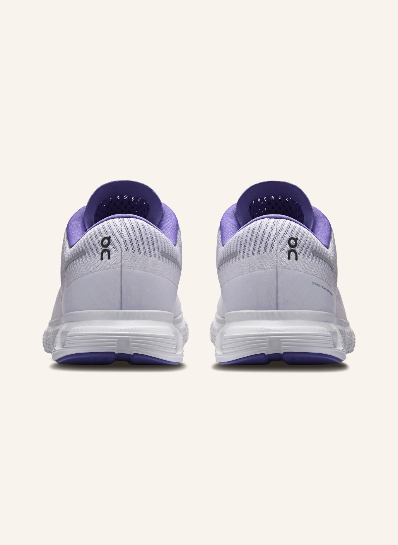 On CLOUD 6 PUSH sneakers: LIGHT PURPLE / DARK PURPLE / BLACK