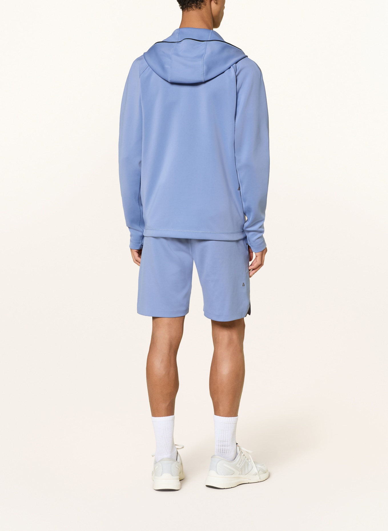 BOSS Trainingsjacke SICON ACTIVE: HELLBLAU / SCHWARZ