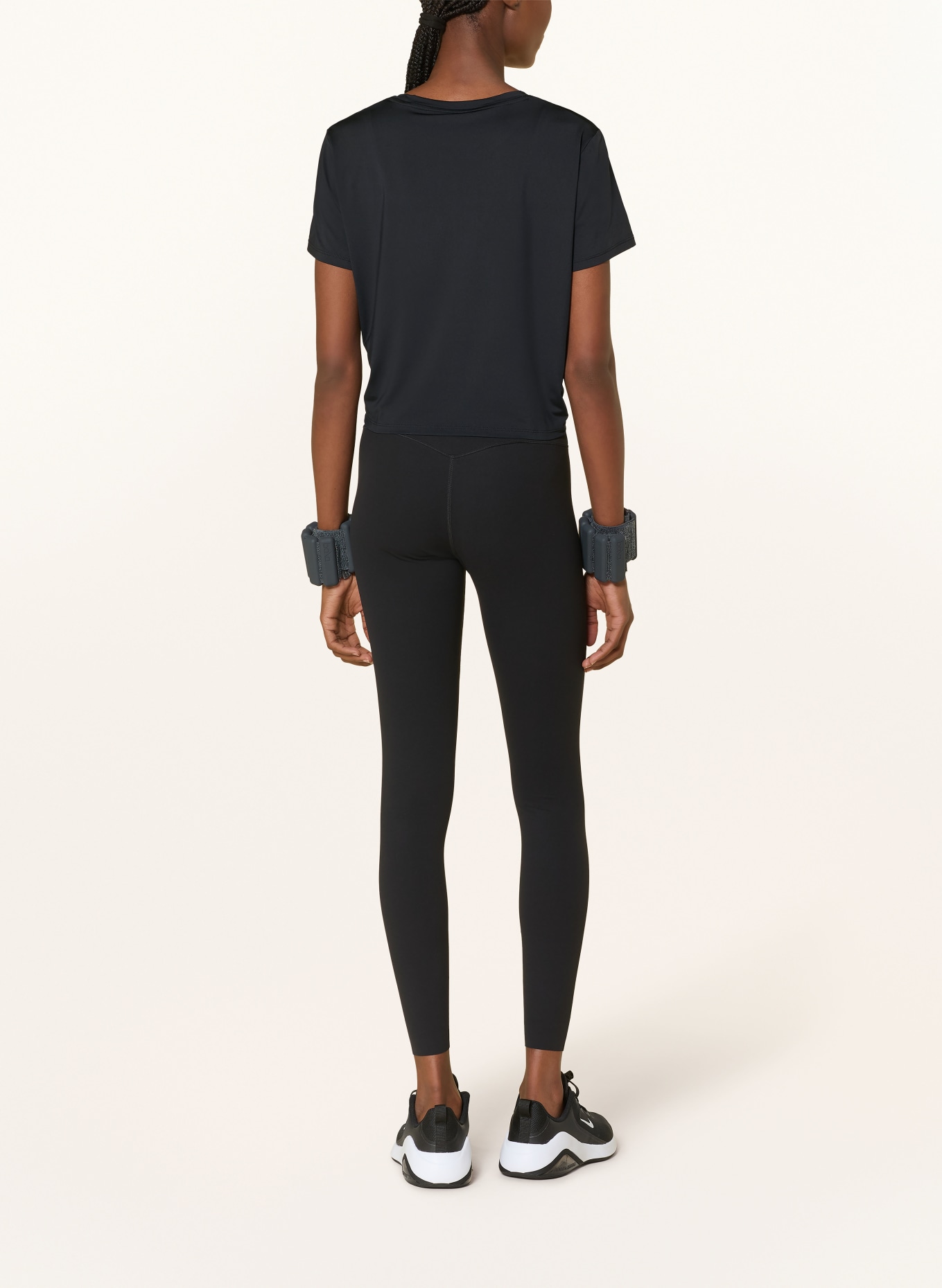 Nike Cropped shirt ONE CLASSIC TWIST: ZWART