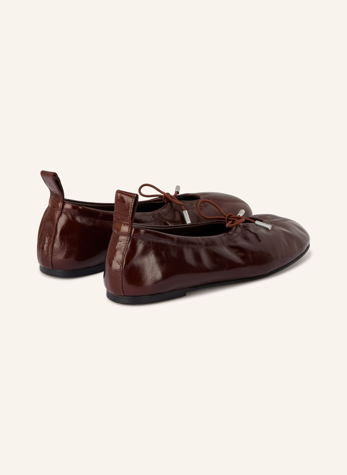 ALOHAS Baleriny ROSALIND: CIEMNOBRĄZOWY