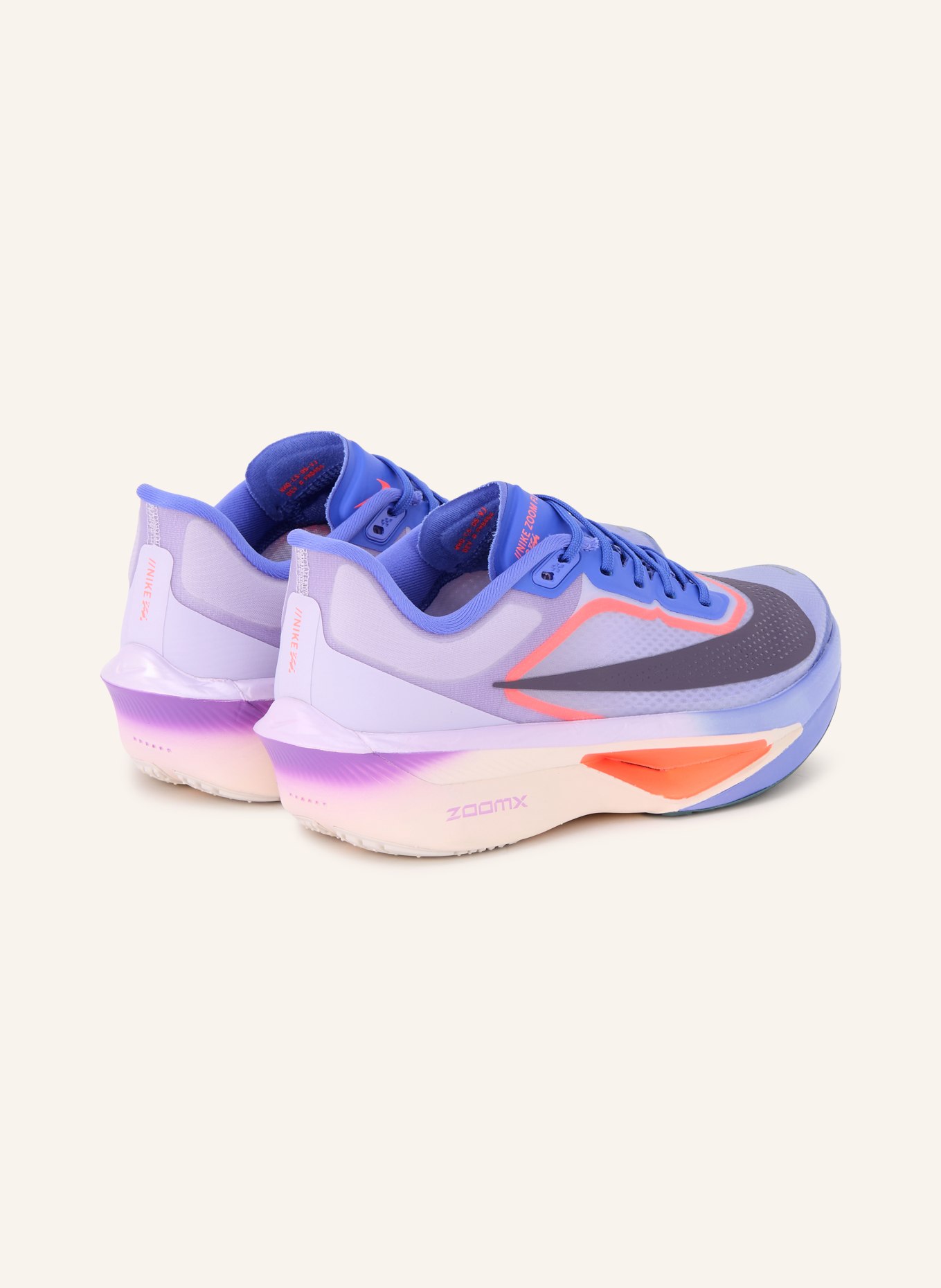 Nike Laufschuhe ZOOM FLY 6: LILA / NEONROT / BLAU