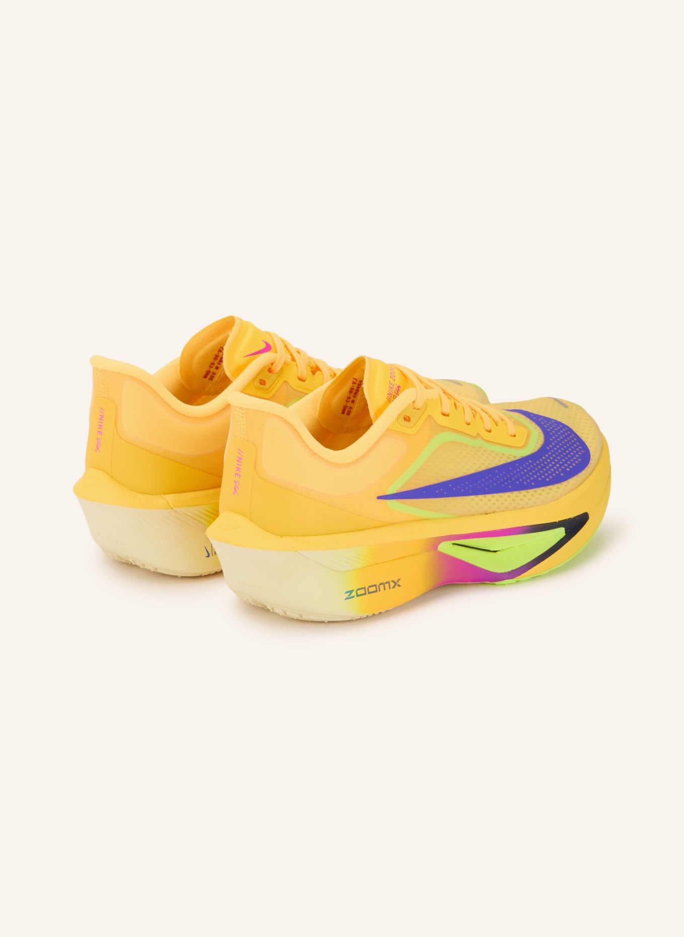 Nike Laufschuhe ZOOM FLY 6: GELB / LILA / NEONGELB