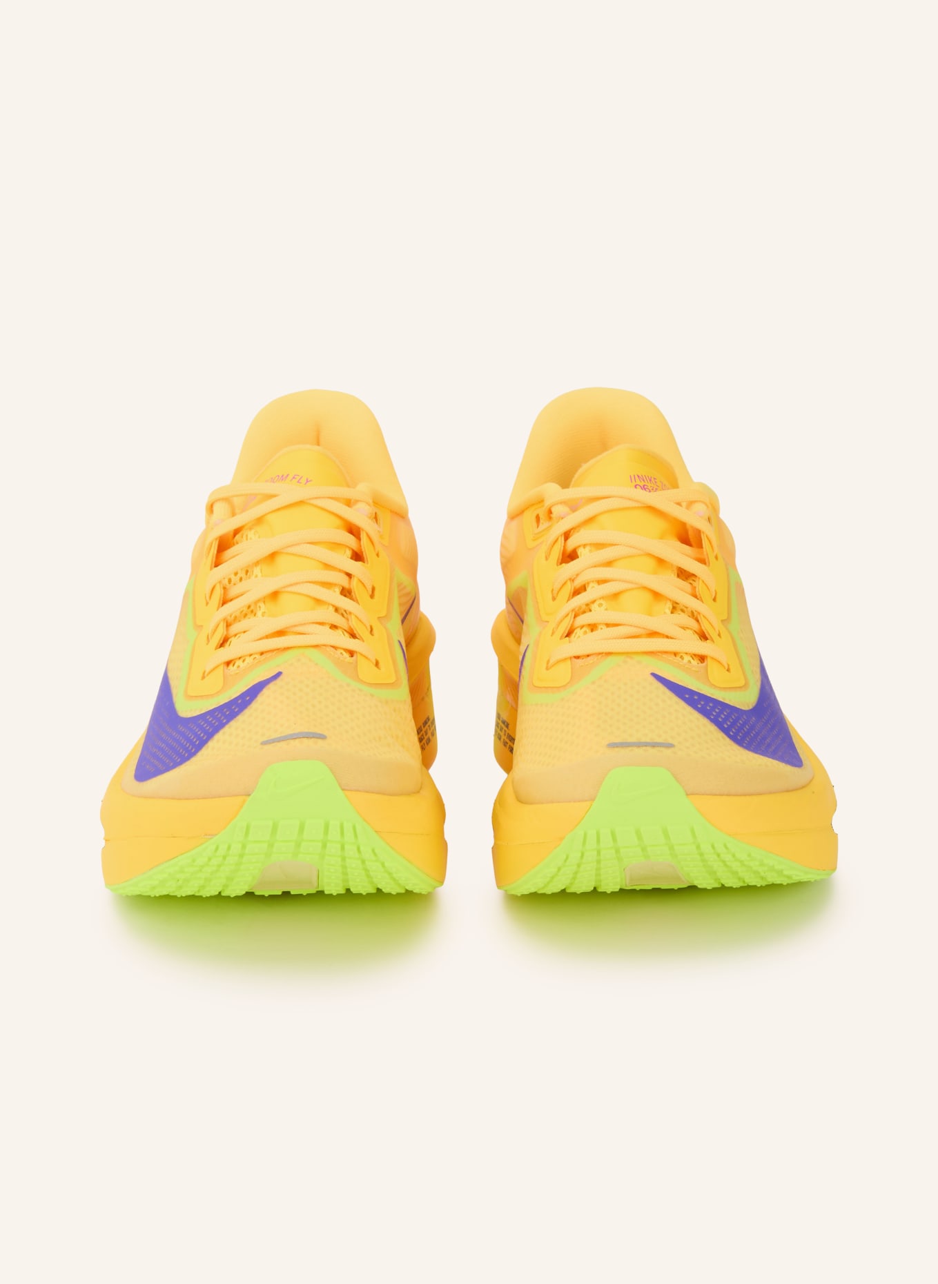 Nike Laufschuhe ZOOM FLY 6: GELB / LILA / NEONGELB