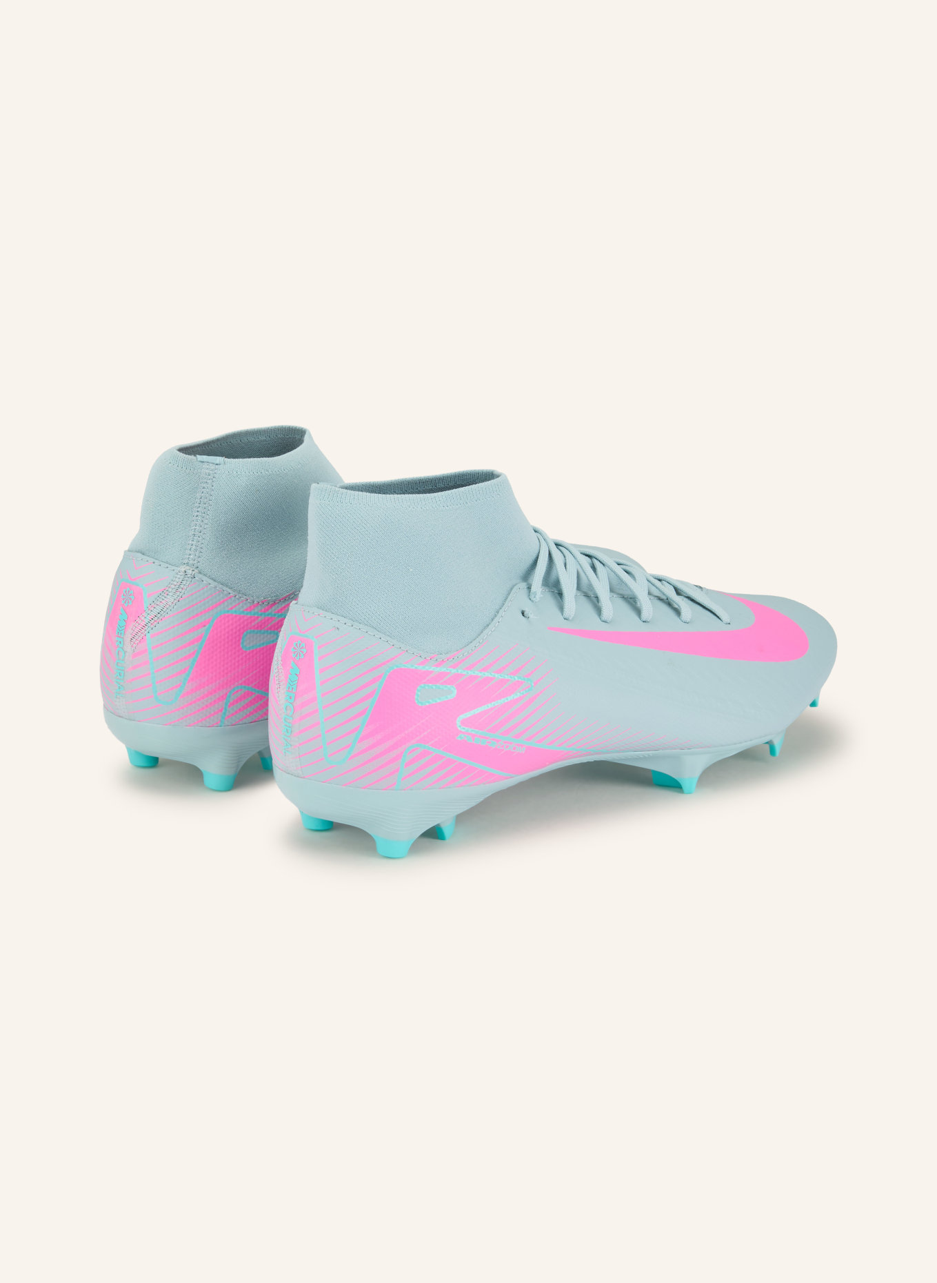 Nike Buty piłkarskie SUPERFLY 10 ACADEMY: TURKUSOWY / JASKRAWY RÓŻOWY