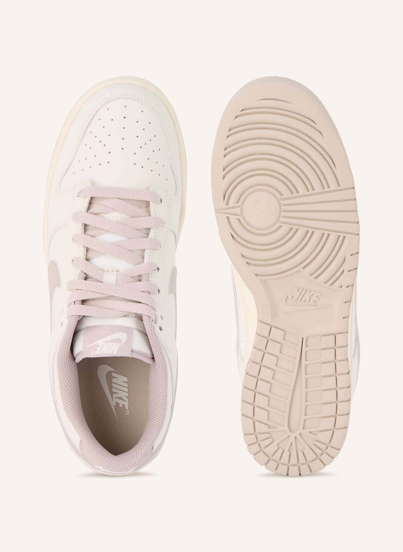 Nike Sneaker DUNK LOW RETRO: CREME / GRAU