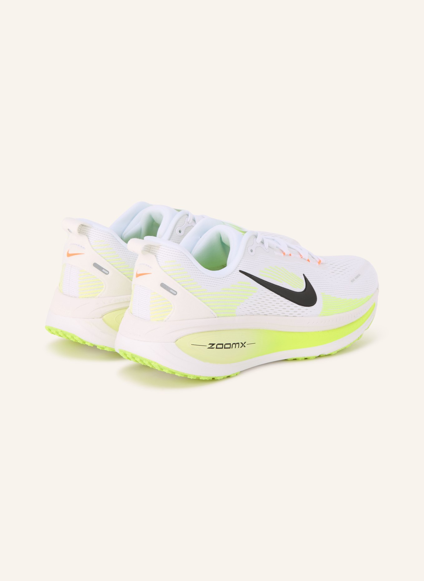 Nike Buty do biegania VOMERO 18: BIAŁY / JASKRAWY ŻÓŁTY / CZARNY