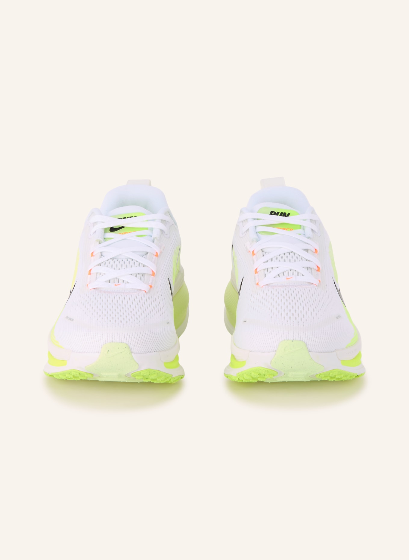 Nike Buty do biegania VOMERO 18: BIAŁY / JASKRAWY ŻÓŁTY / CZARNY