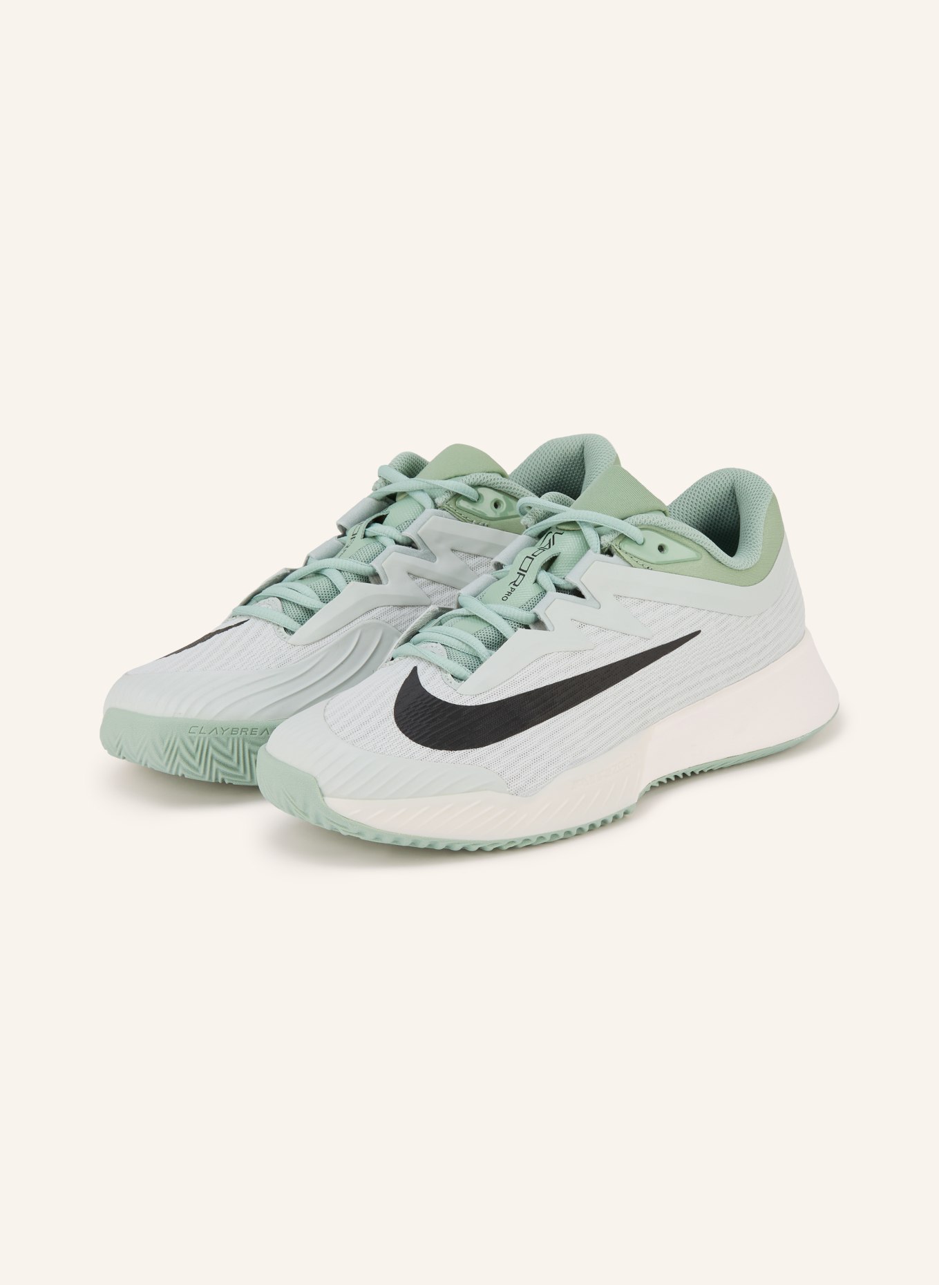 Nike Tennisschuhe VAPOR PRO 3 CLY: HELLGRÜN / GRÜN / SCHWARZ