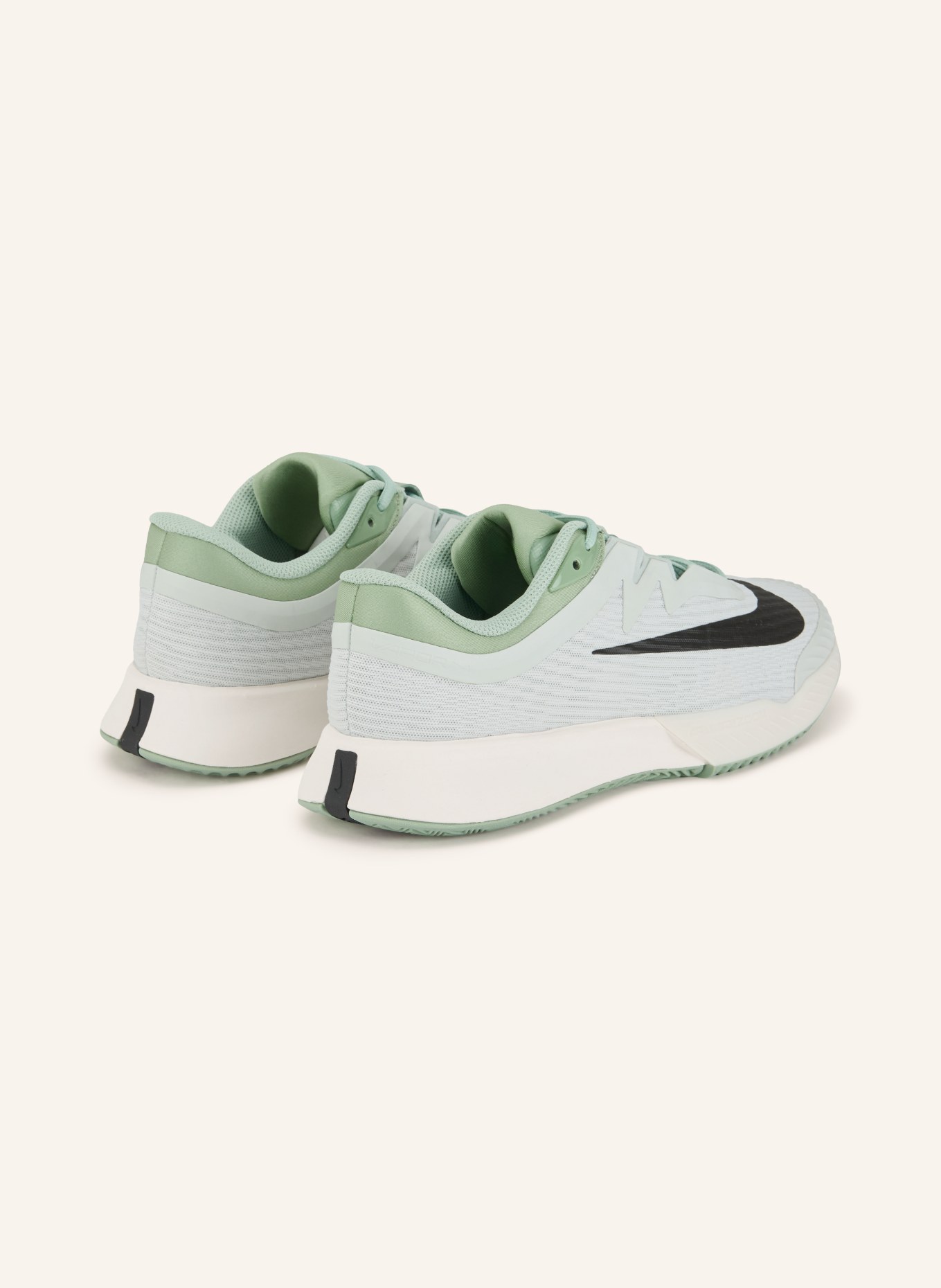 Nike Tennisschuhe ZOOM VAPOR PRO 3: HELLGRAU / HELLGRÜN / SCHWARZ