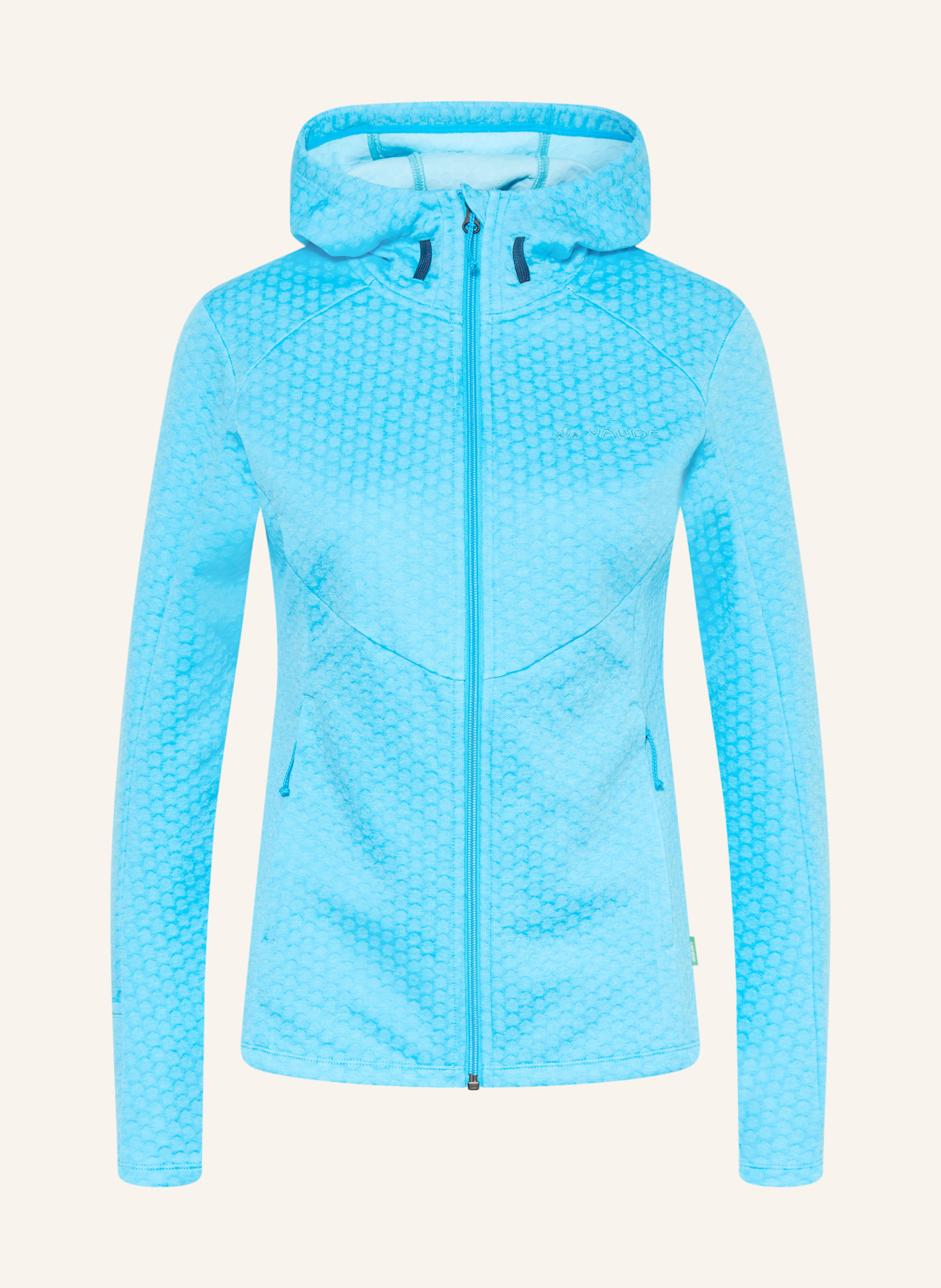 VAUDE Fleece jacket SKOMER: TURQUOISE
