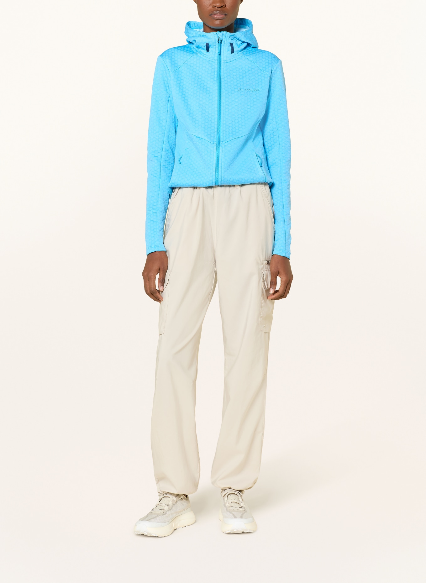 VAUDE Fleece jacket SKOMER: TURQUOISE