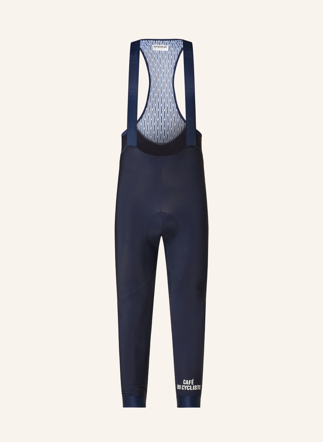 CAFÉ DU CYCLISTE Cycling shorts MARIE with straps and padded insert: DARK BLUE