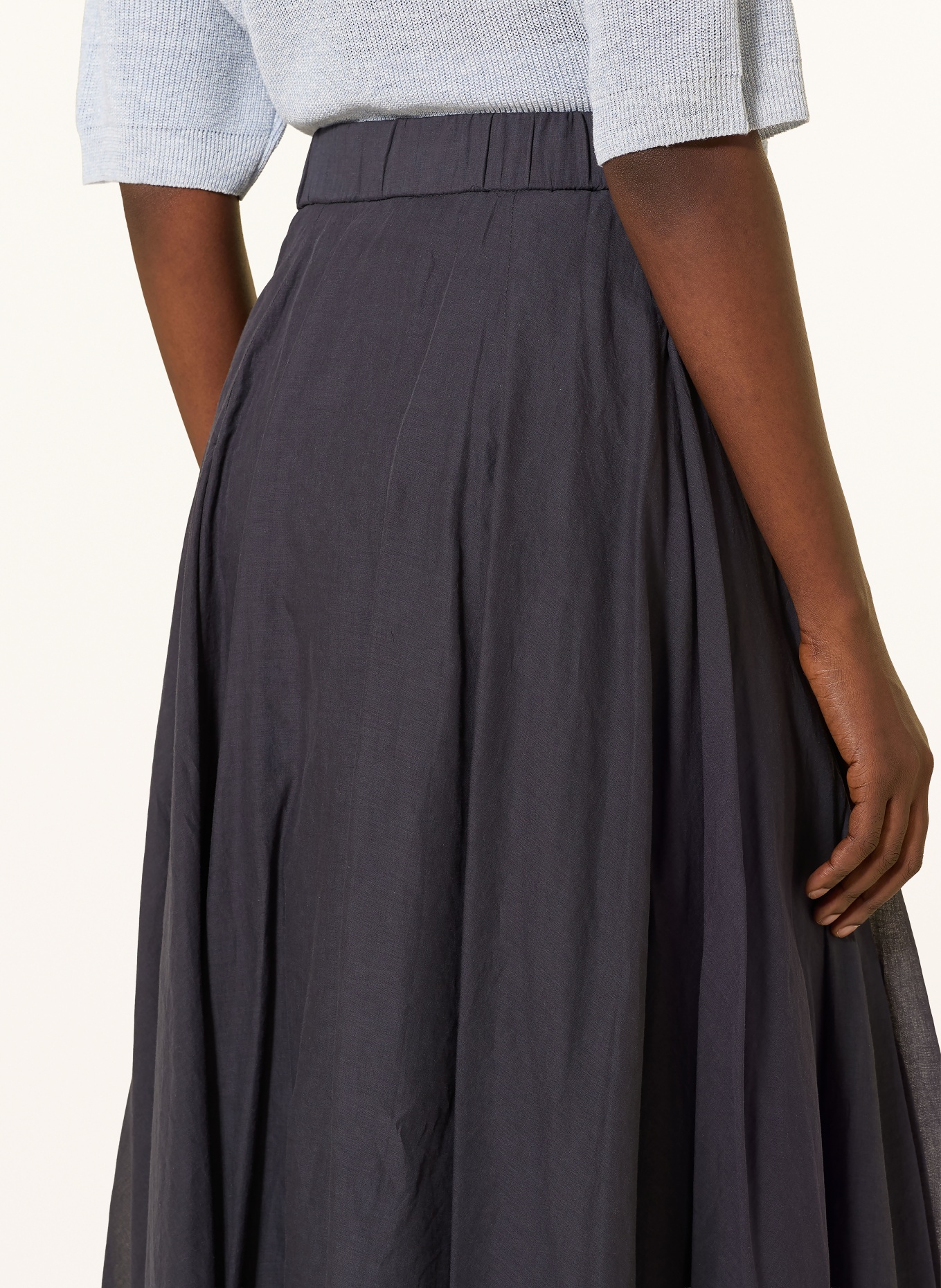 PESERICO jupe: BLEU FONCÉ