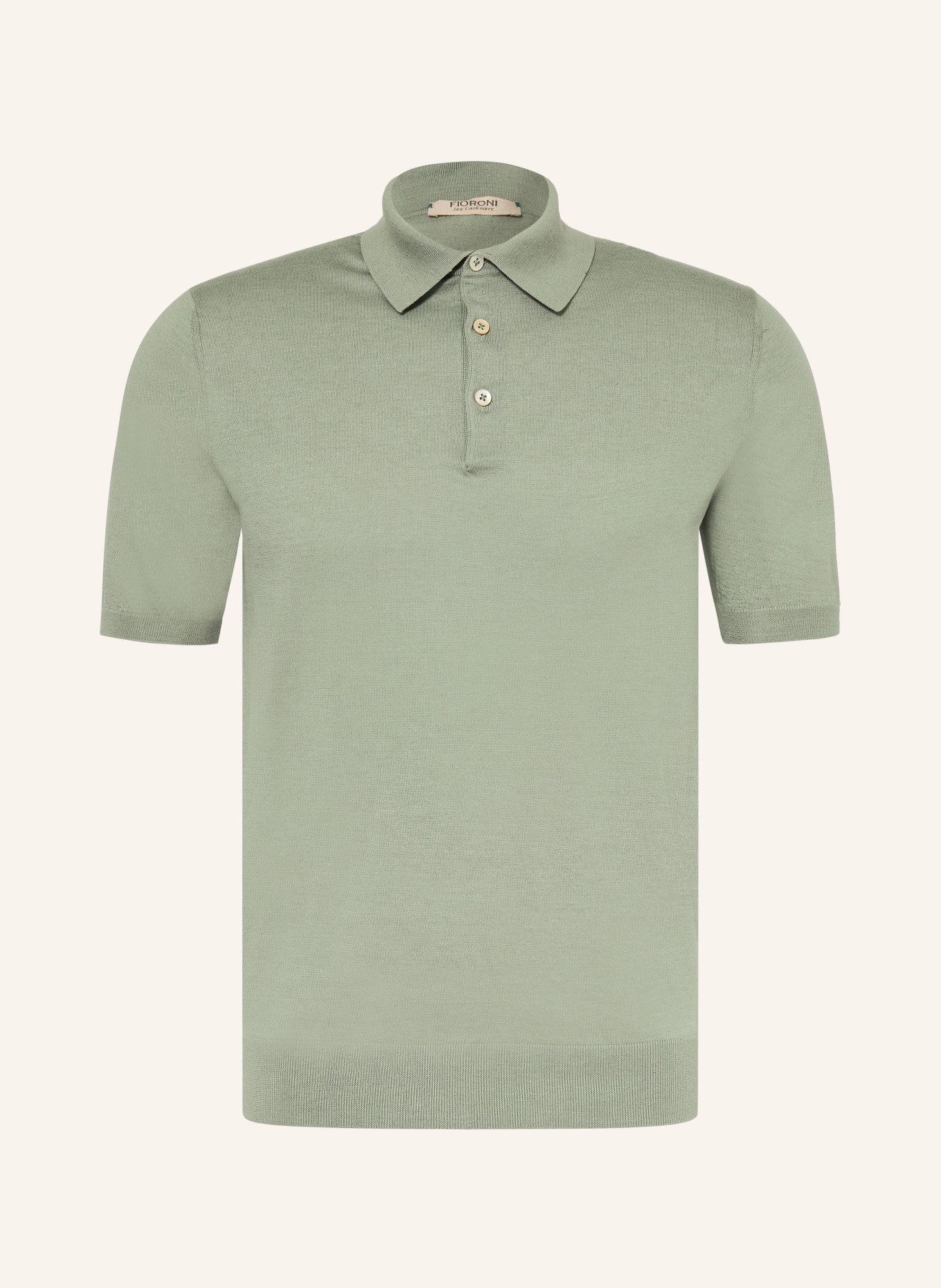 FIORONI Strick-Poloshirt: GRÜN