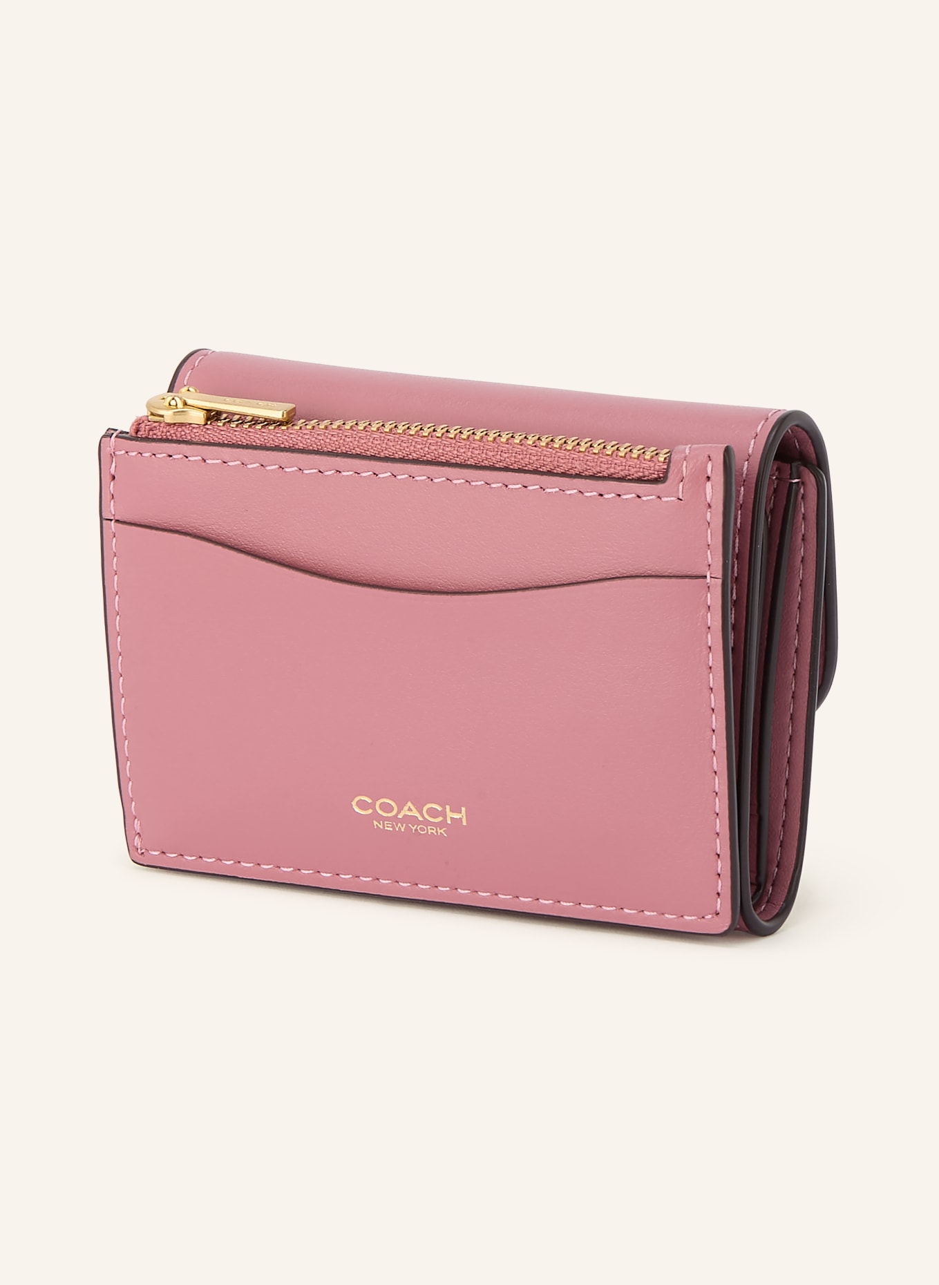 COACH Geldbörse ESSENTIAL: ALTROSA / GOLD / BRAUN