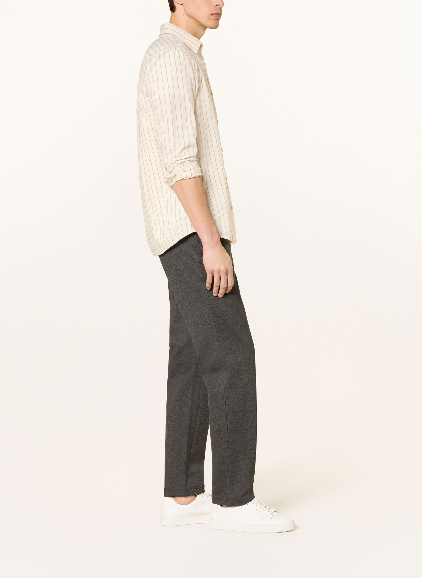 EUREX BY BRAX Jerseychino THILO Slim Fit: DARK GRAY