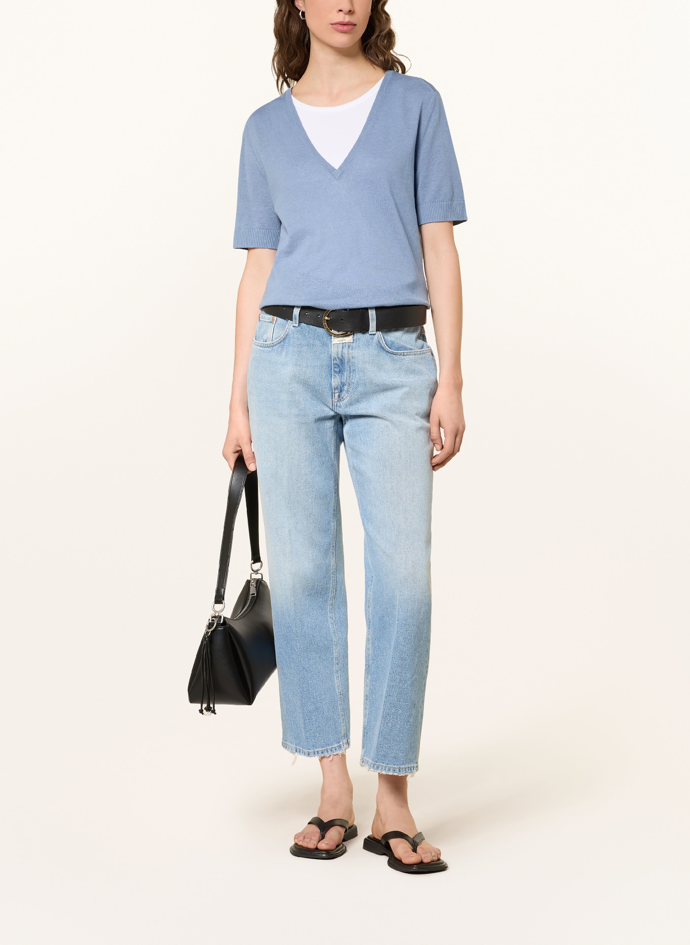 CLOSED Strickshirt: HELLBLAU