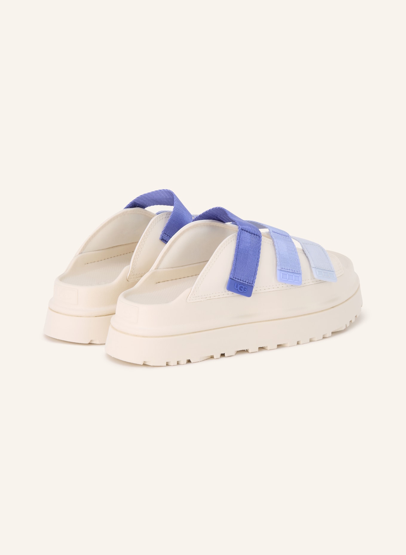 UGG Platform slides GOLDENGLOW: LIGHT BLUE / BLUE / WHITE