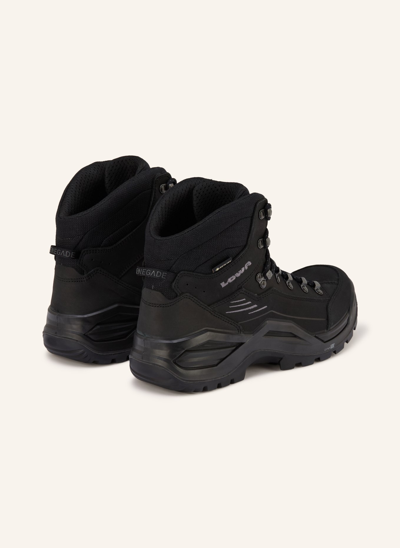 LOWA Wanderschuhe RENEGADE EVO GTX MID: SCHWARZ / GRAU