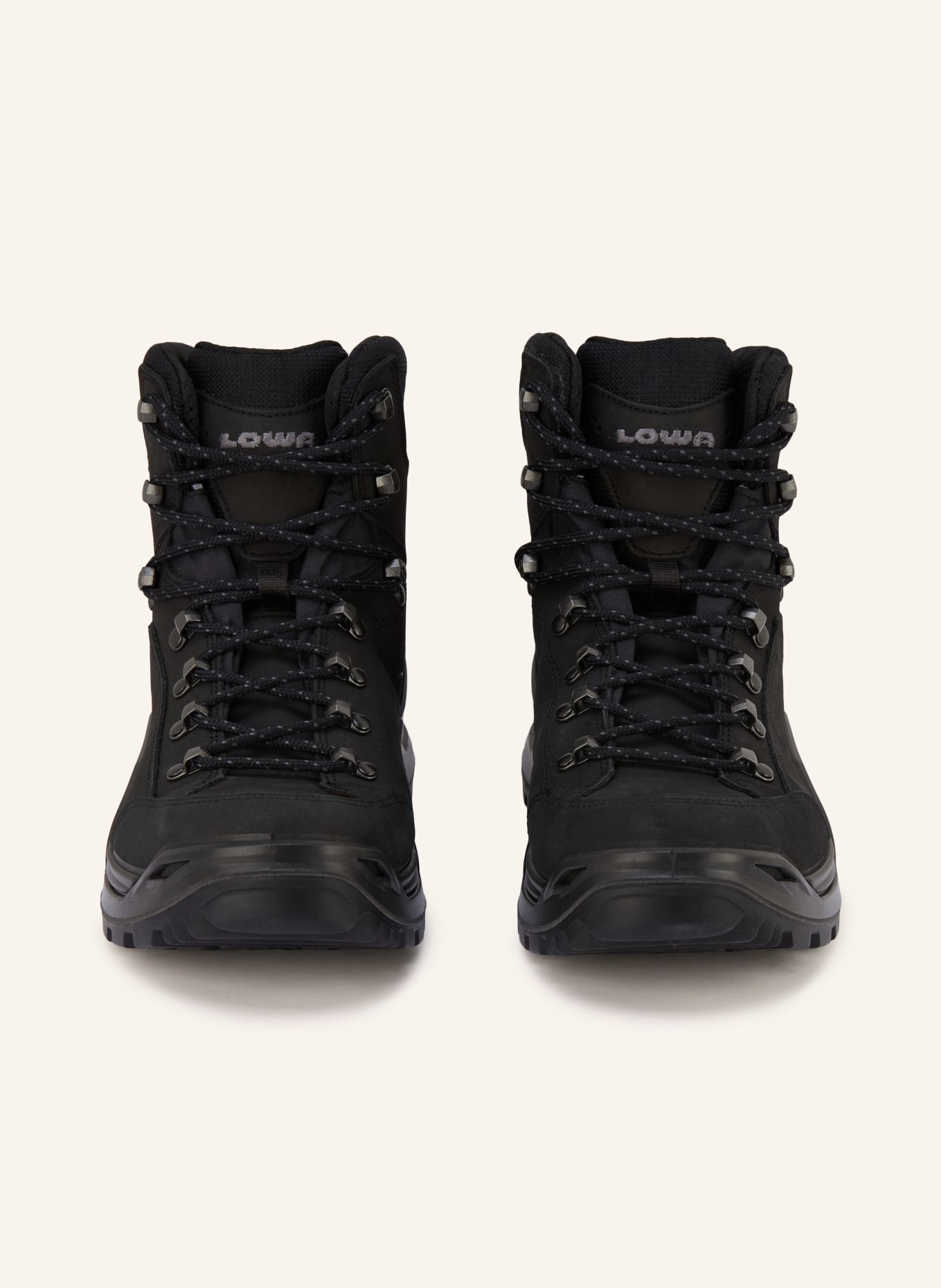 LOWA Wanderschuhe RENEGADE EVO GTX MID: SCHWARZ / GRAU