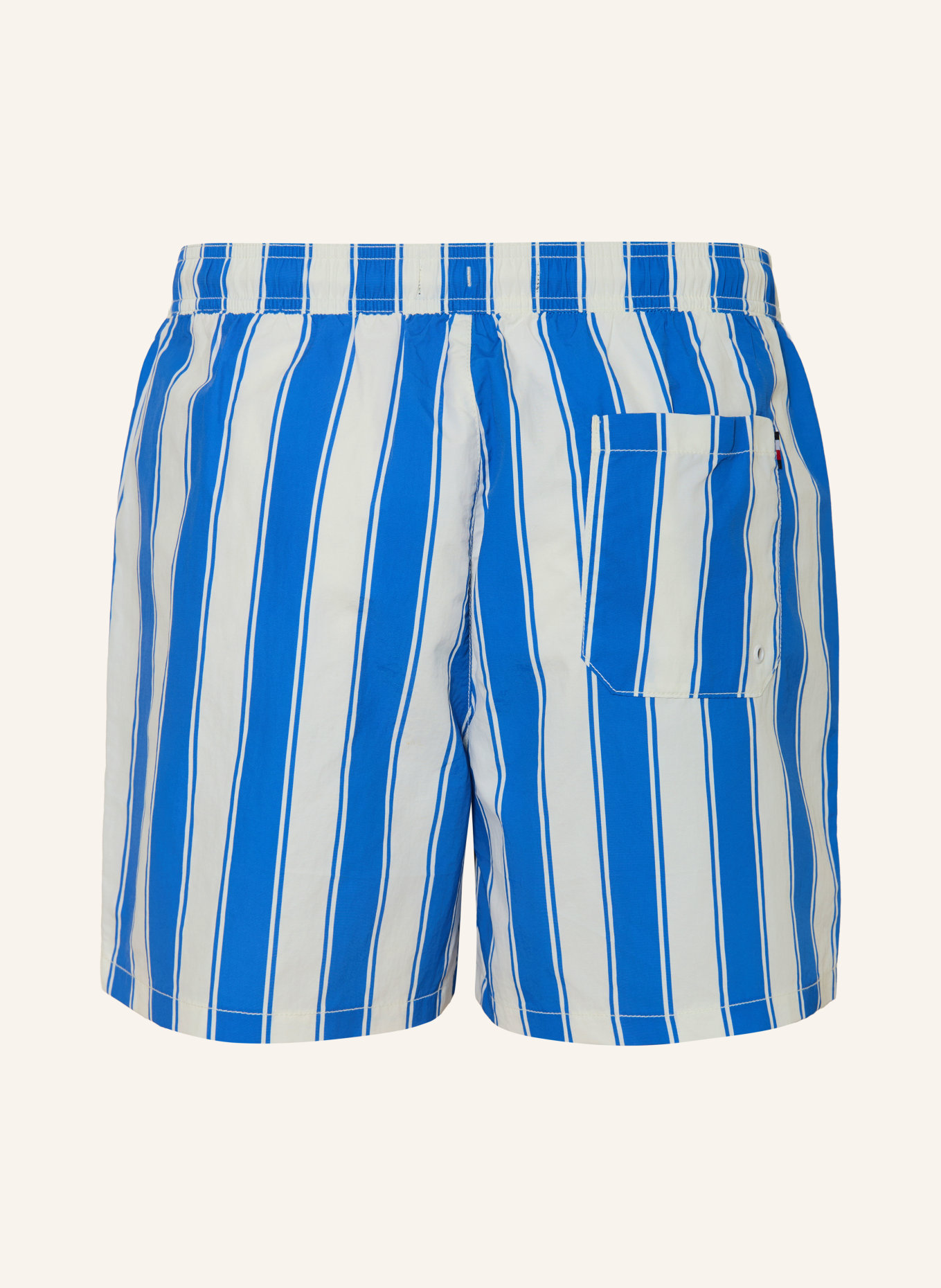 TOMMY HILFIGER Swim Shorts: BLUE / ECRU
