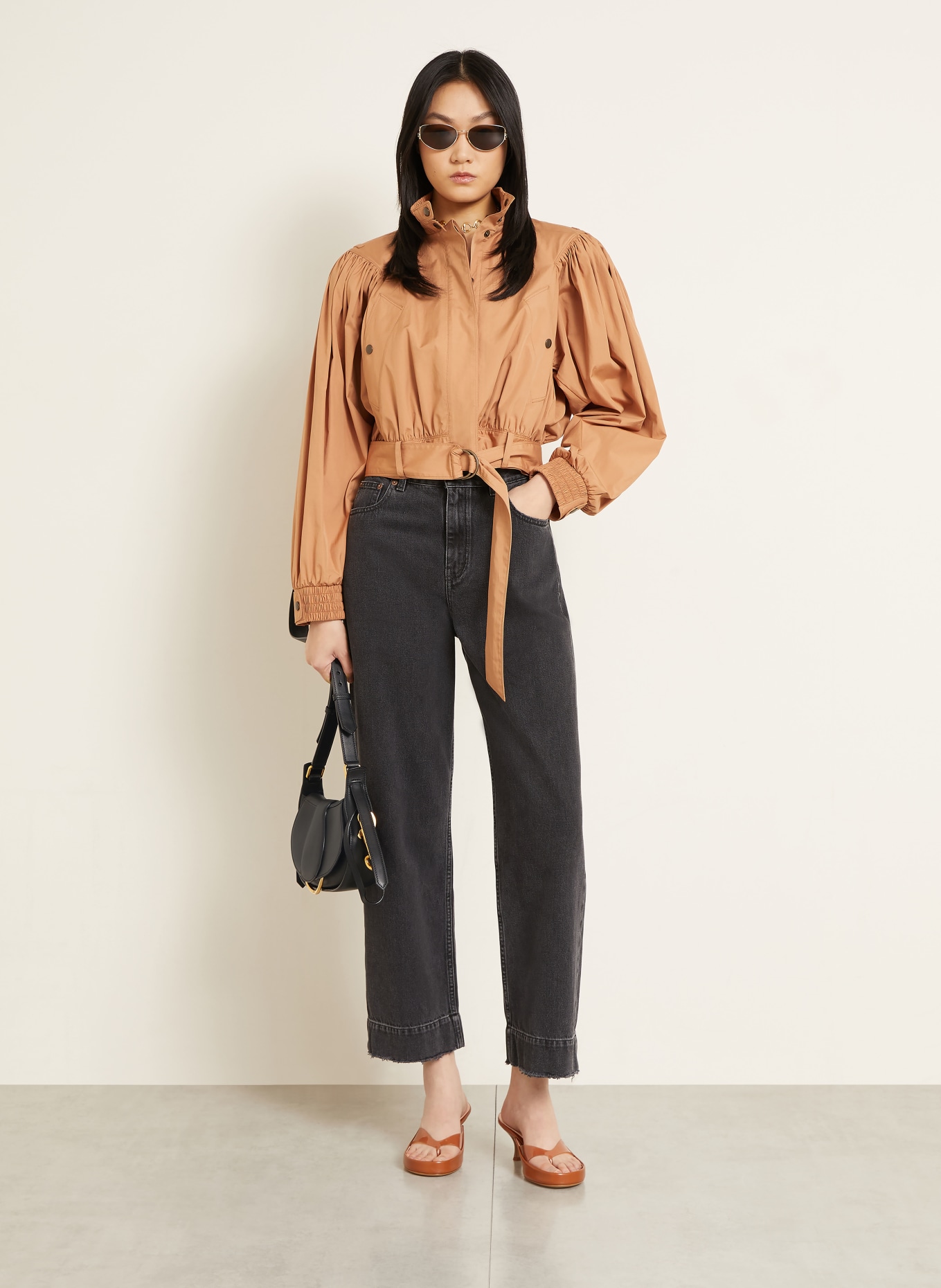 Chloé Umhängetasche RIDE SMALL: BLACK