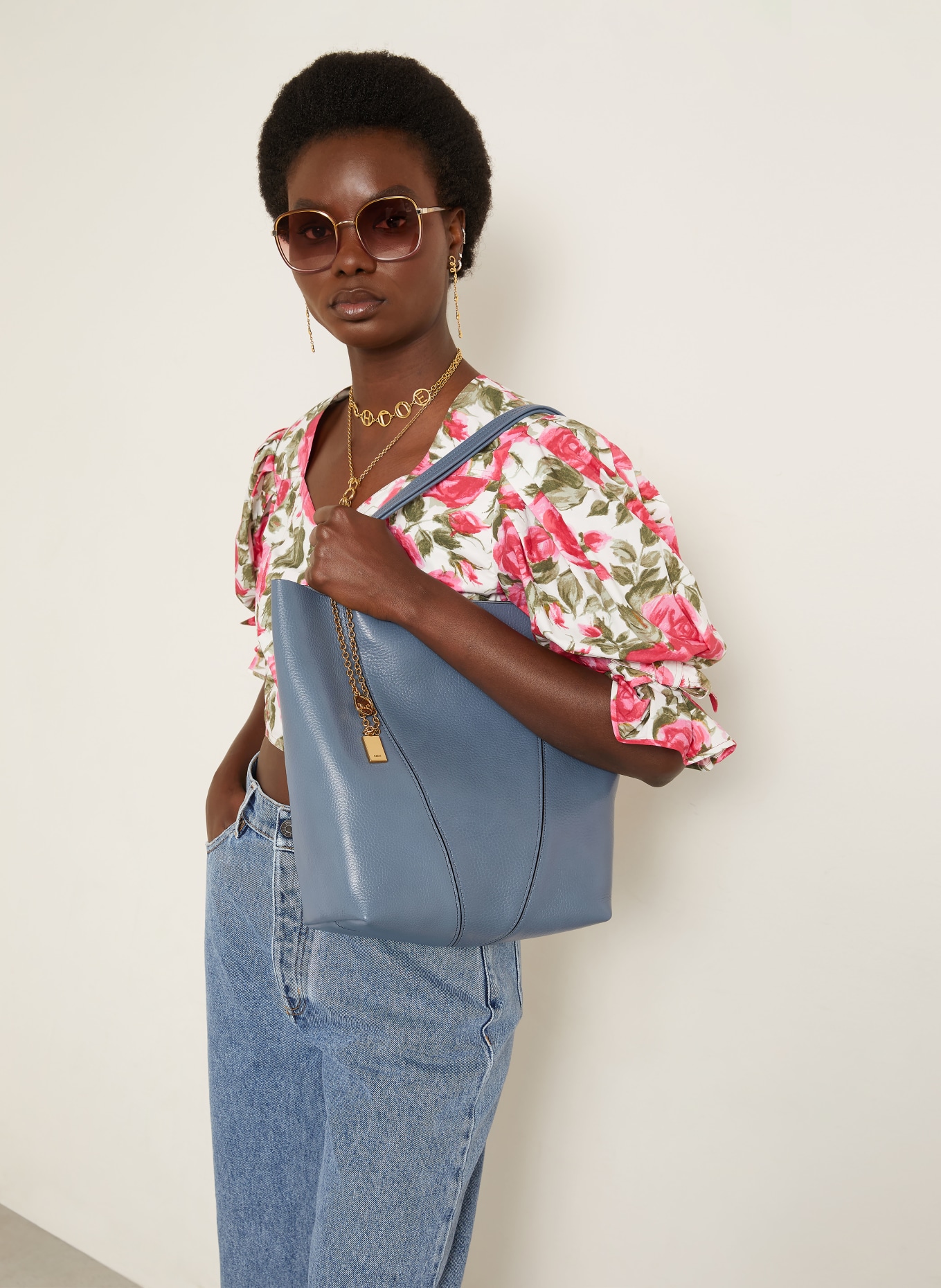 Chloé Sac à provisions SPIN: Ashes Blue