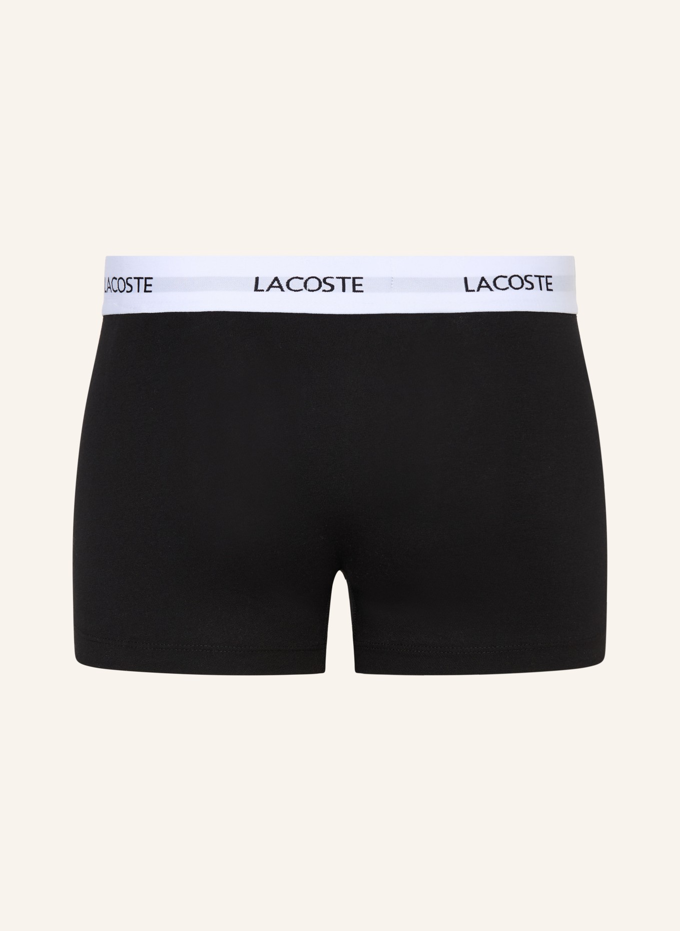 LACOSTE 3-pack boxer shorts: GREEN / DARK GREEN / BLACK