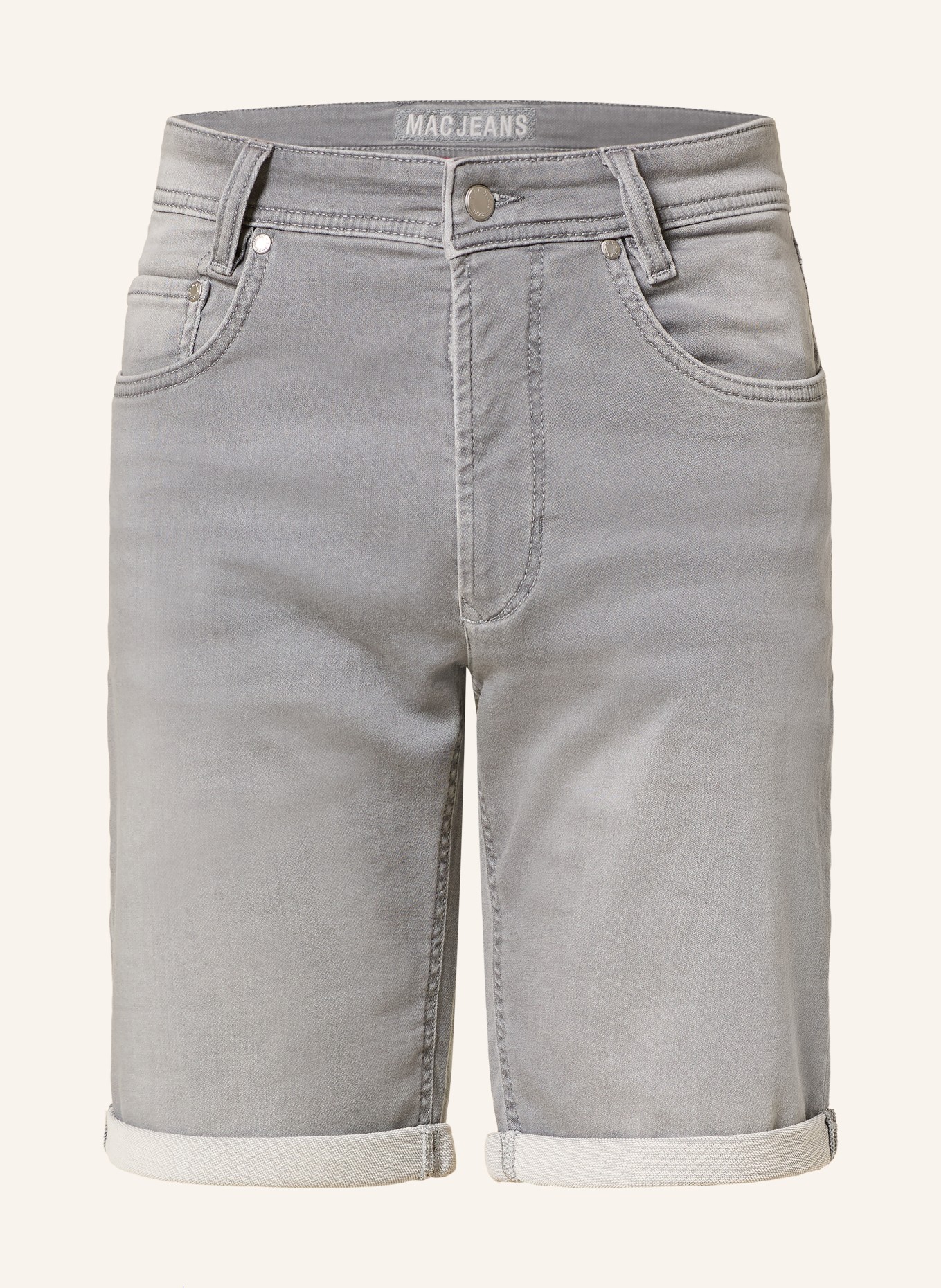 MAC Džínové šortky: H815 light summer grey
