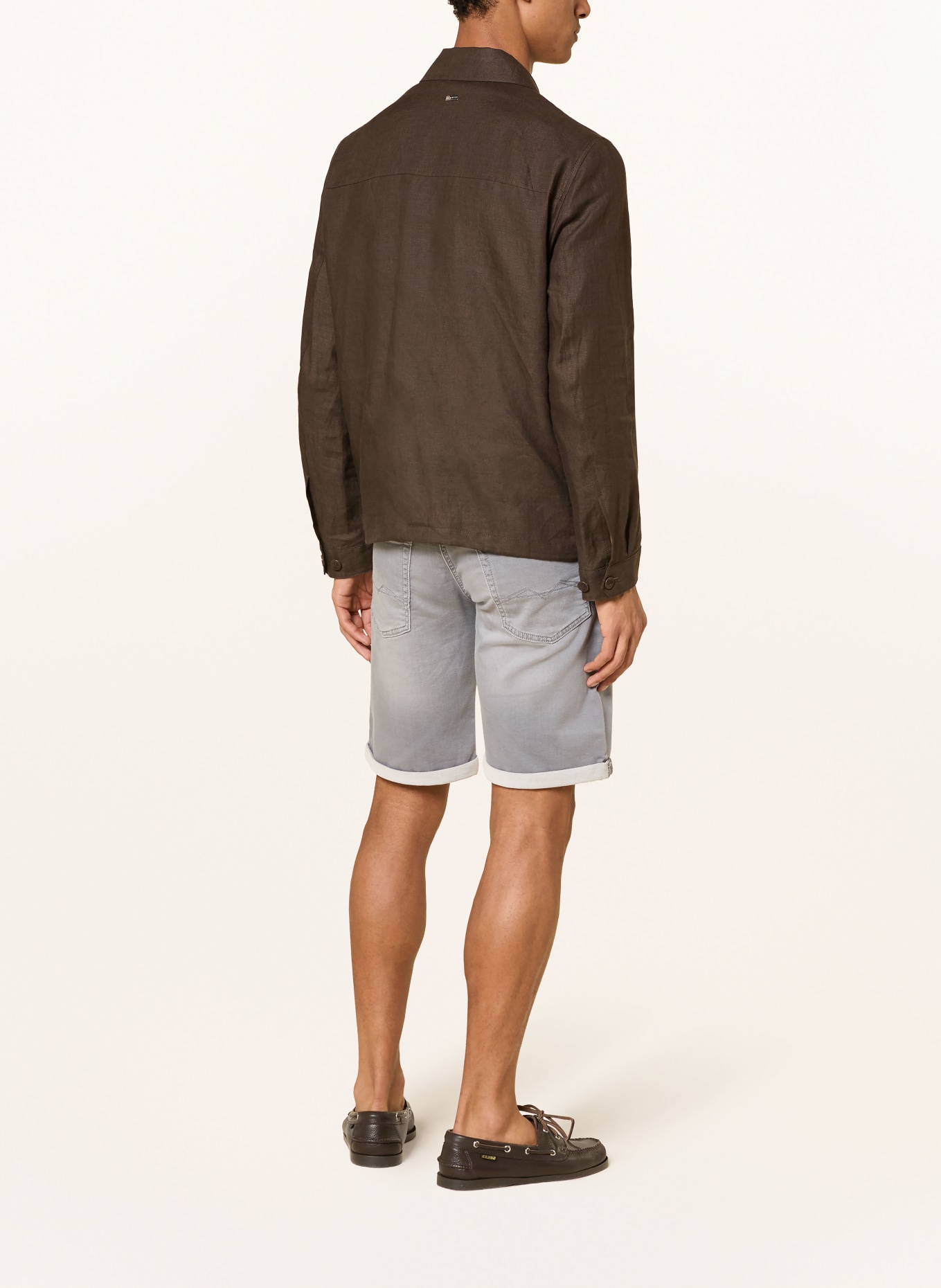 MAC Džínové šortky: H815 light summer grey