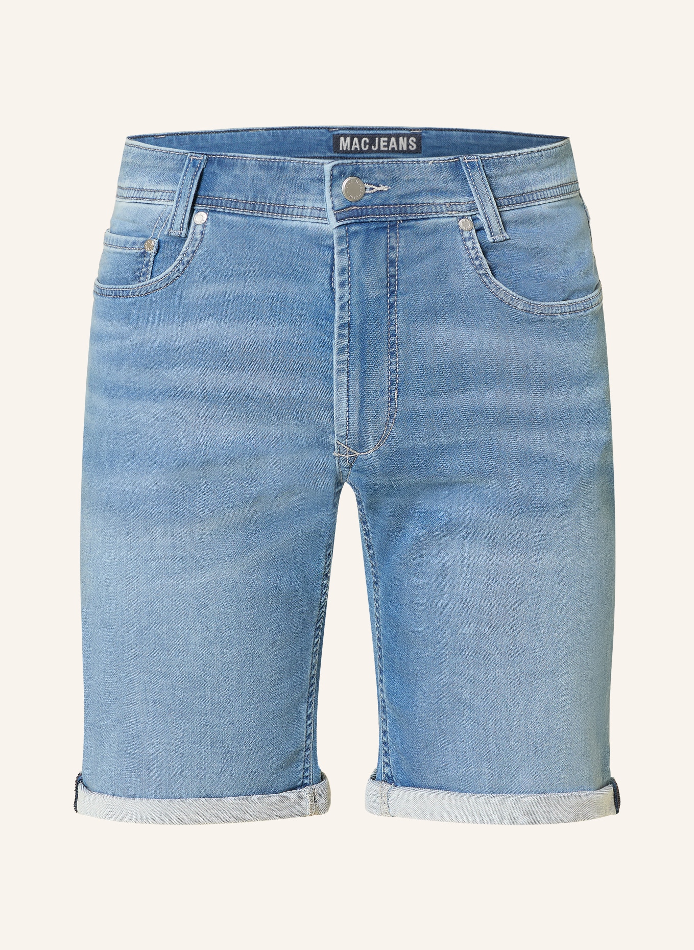 MAC Jeansshorts: H245 summer blue used authenti