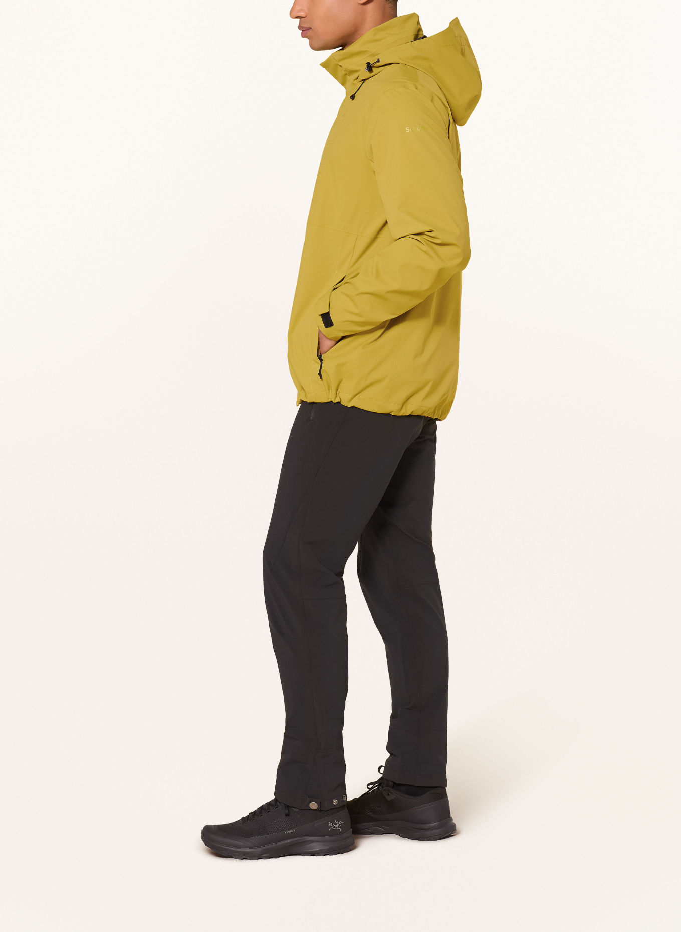 Schöffel Regenjacke: DUNKELGELB / SCHWARZ