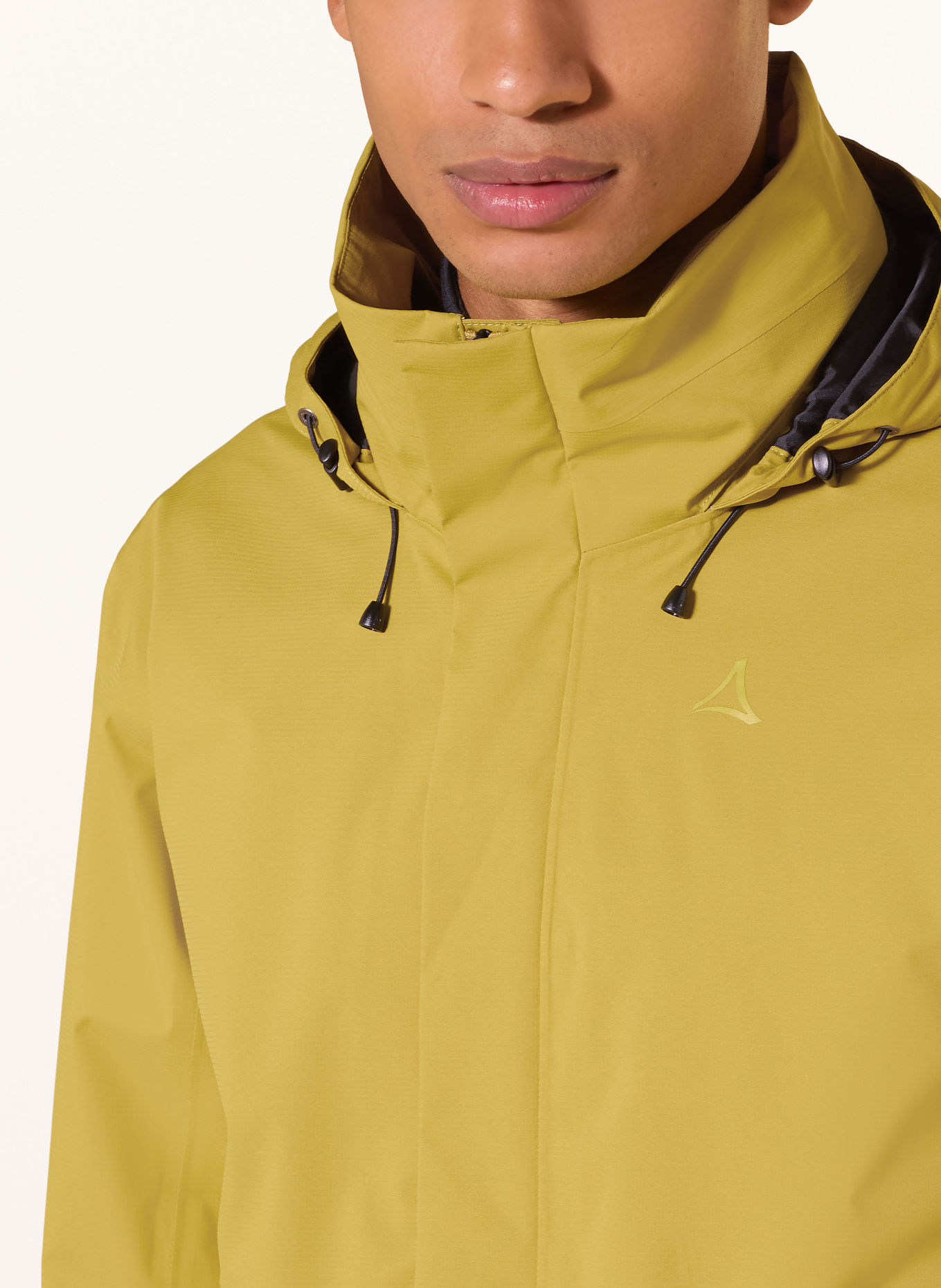 Schöffel Regenjacke: DUNKELGELB / SCHWARZ