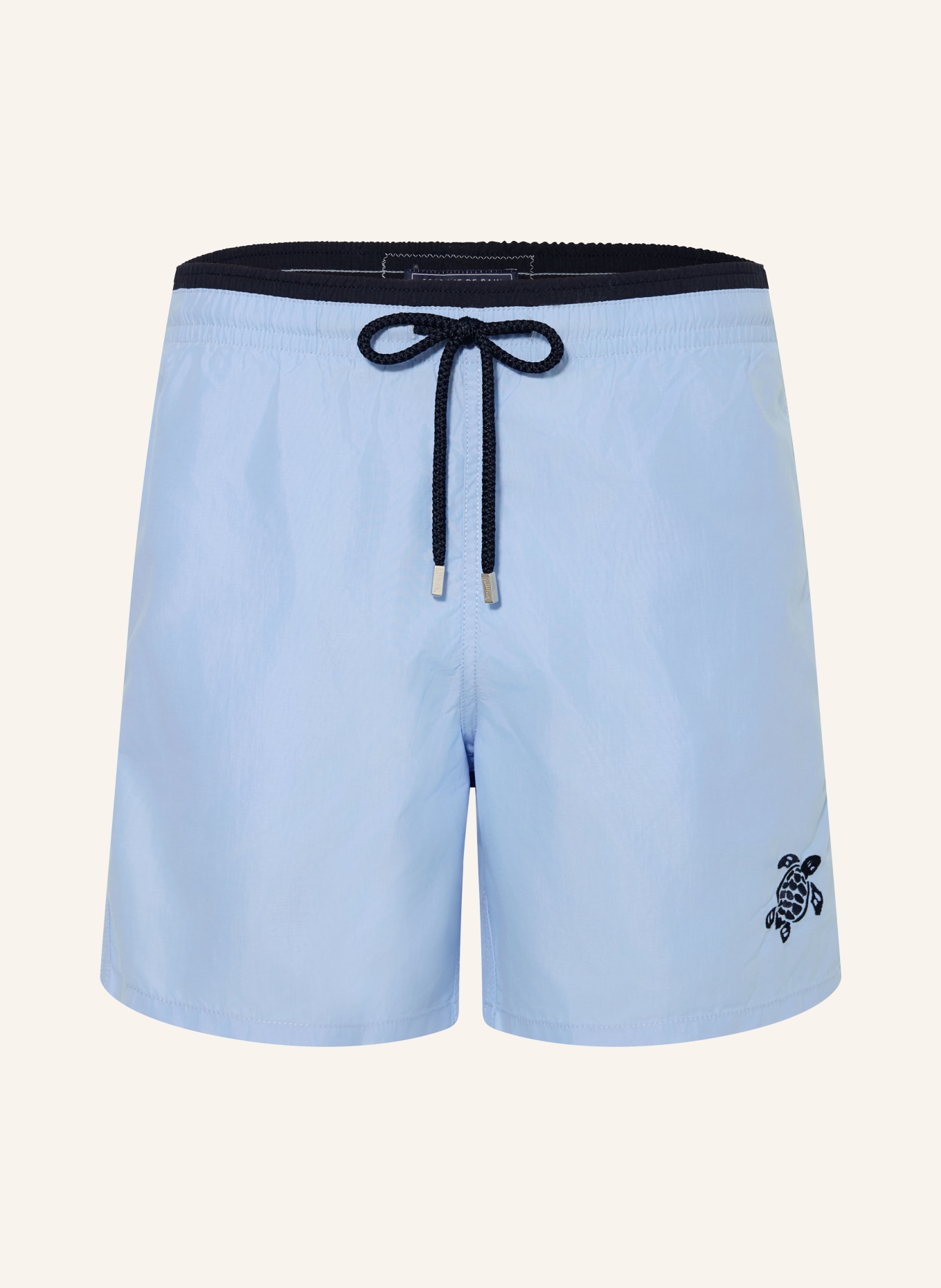 VILEBREQUIN Swim shorts MOOREA: LIGHT BLUE / DARK BLUE