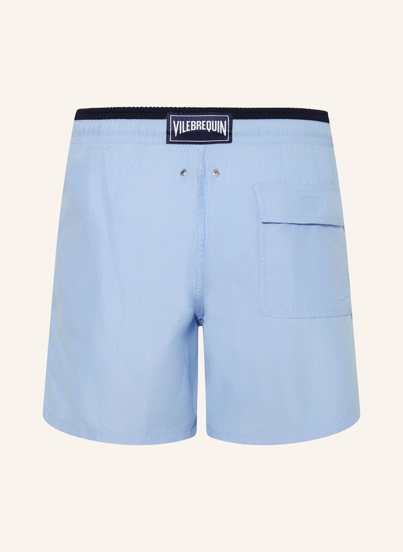 VILEBREQUIN Swim shorts MOOREA: LIGHT BLUE / DARK BLUE