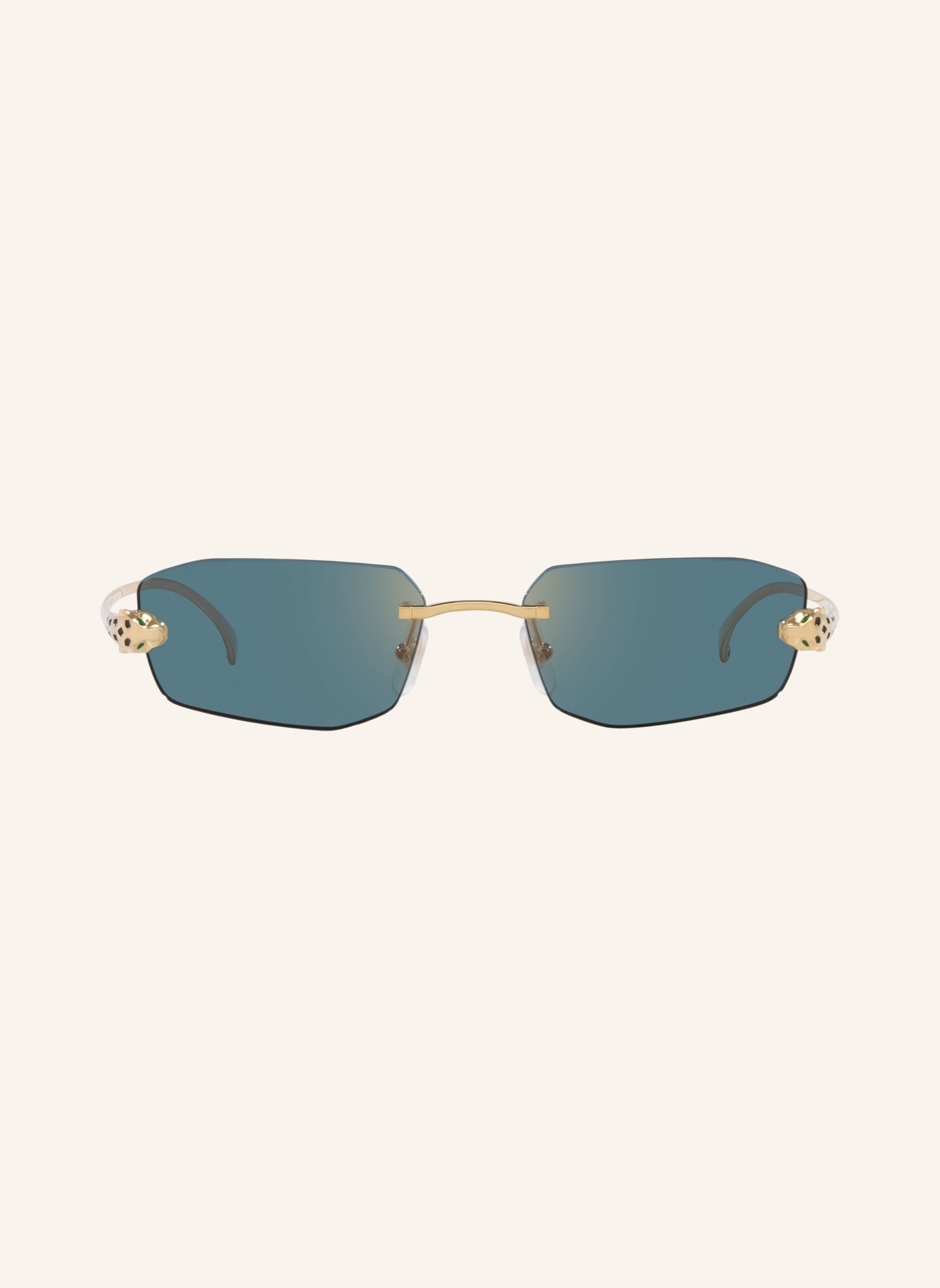 Cartier Sonnenbrille 6L001735: GOLD/ GRÜN