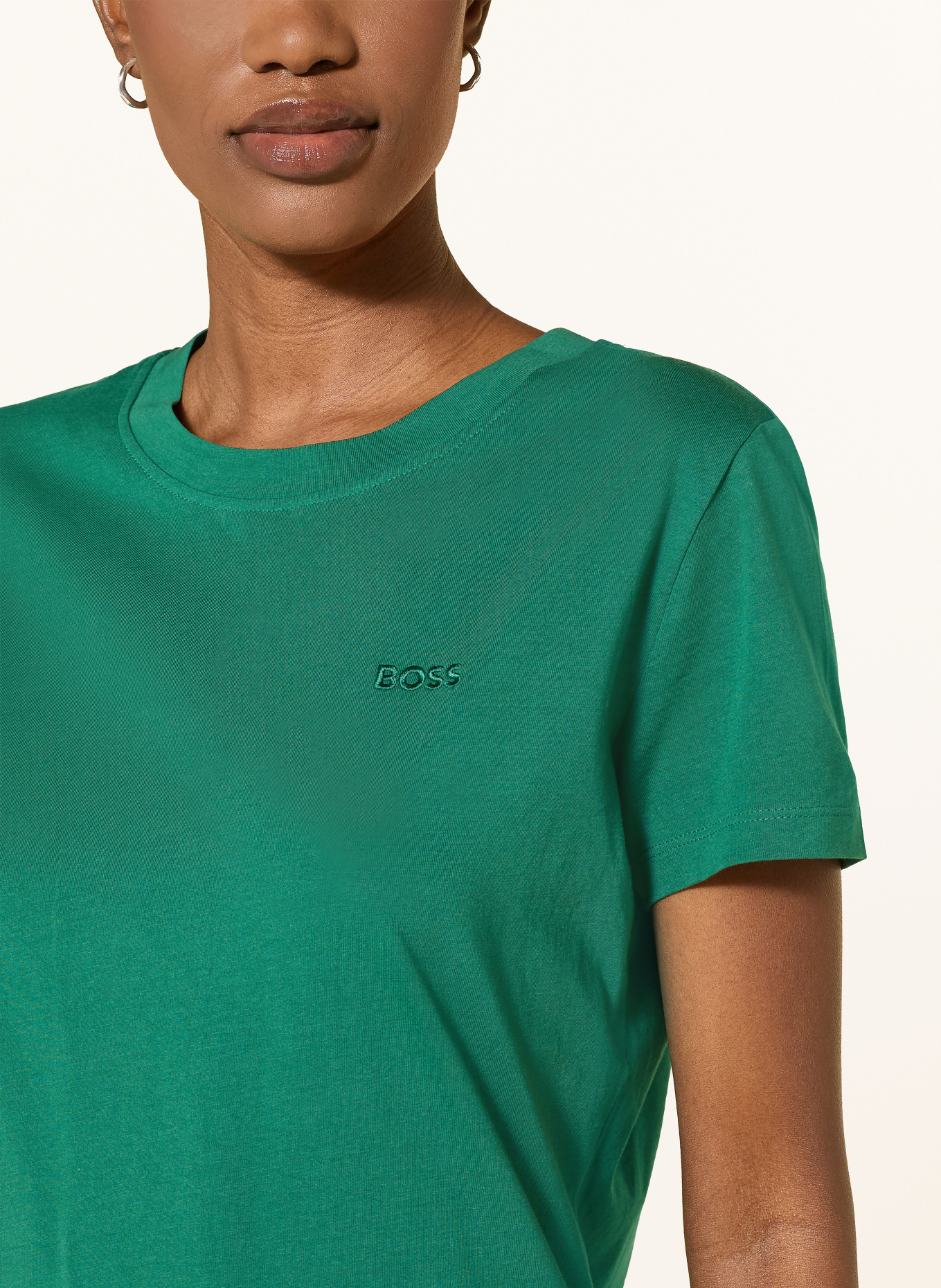 BOSS Tričko ESOGO: ZELENÁ