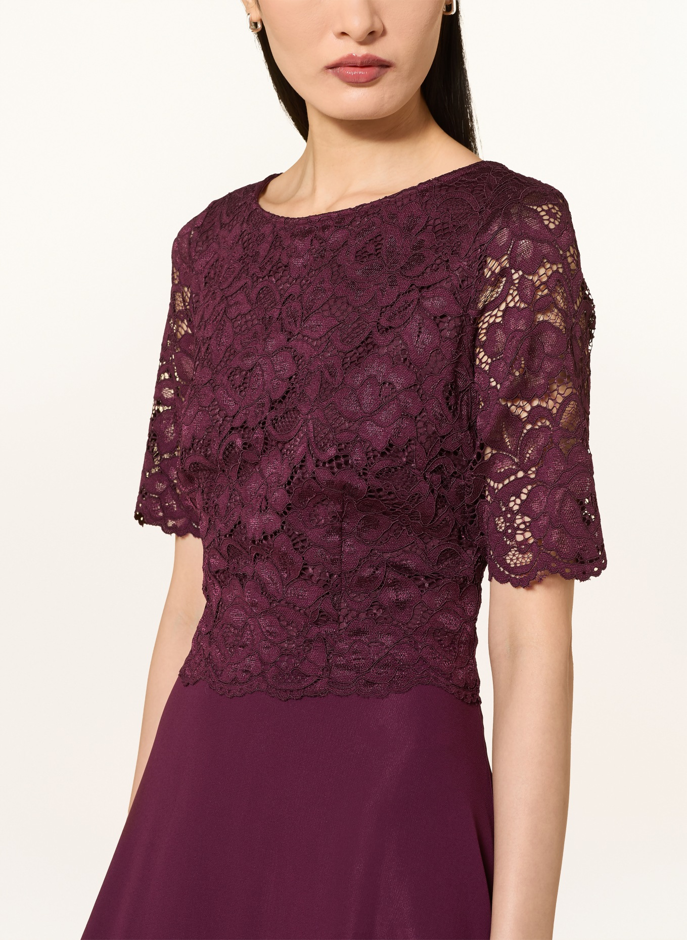 Vera Mont cocktail dress: DARK RED