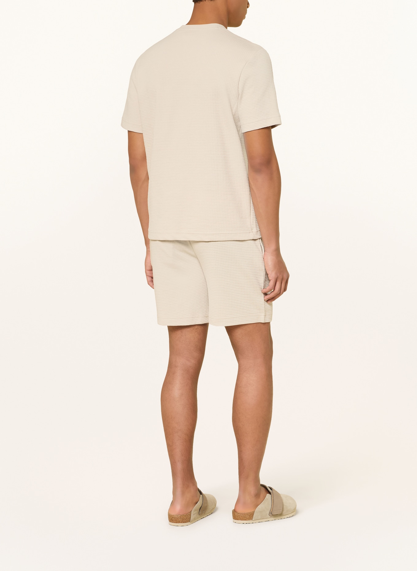 HUGO Schlafshirt AUSTIN: BEIGE
