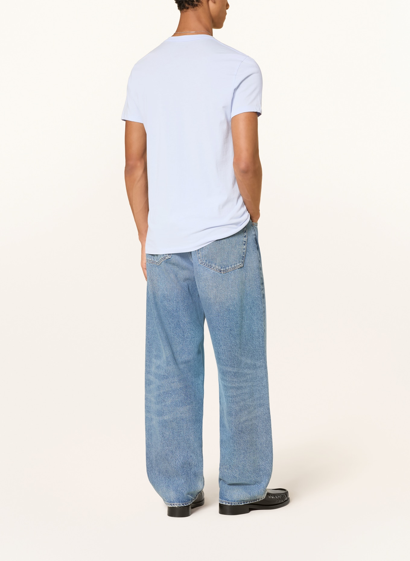 ALLSAINTS T-shirt TONIC: LICHTBLAUW