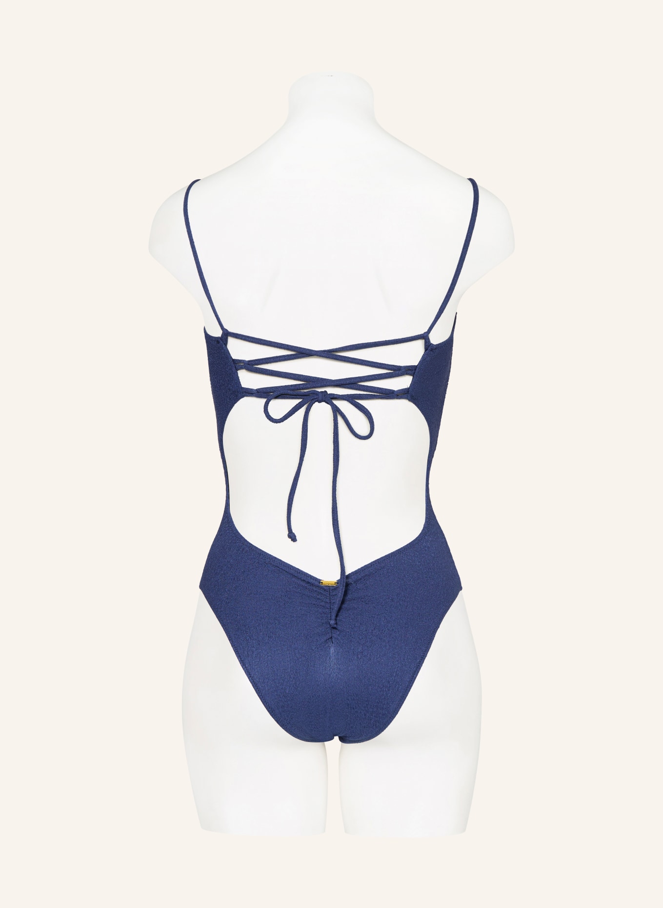 BANANA MOON COUTURE Plavky MAPIRI TANZANIA s ozdobnými perličkami: MODRÁ