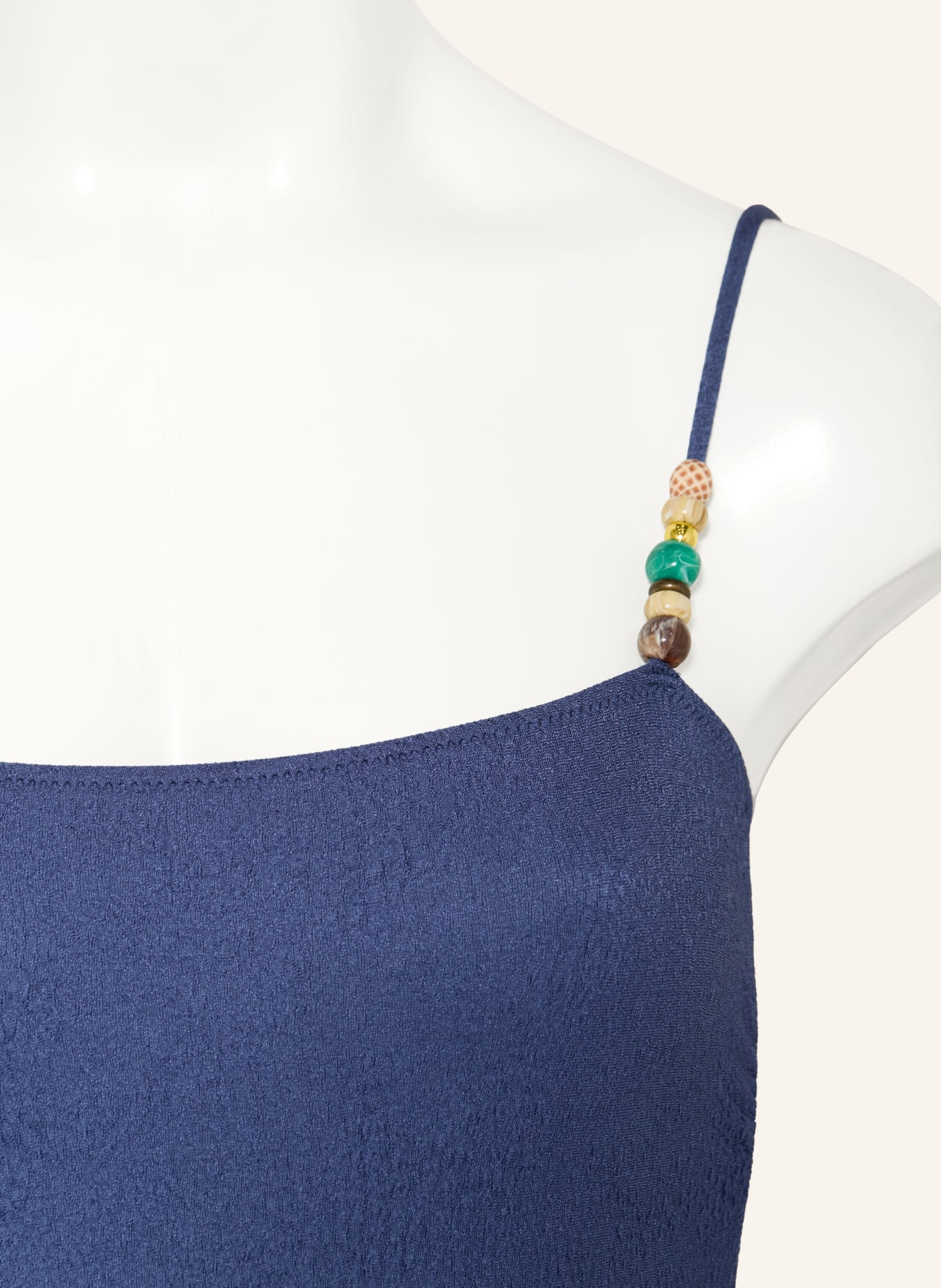 BANANA MOON COUTURE Plavky MAPIRI TANZANIA s ozdobnými perličkami: MODRÁ